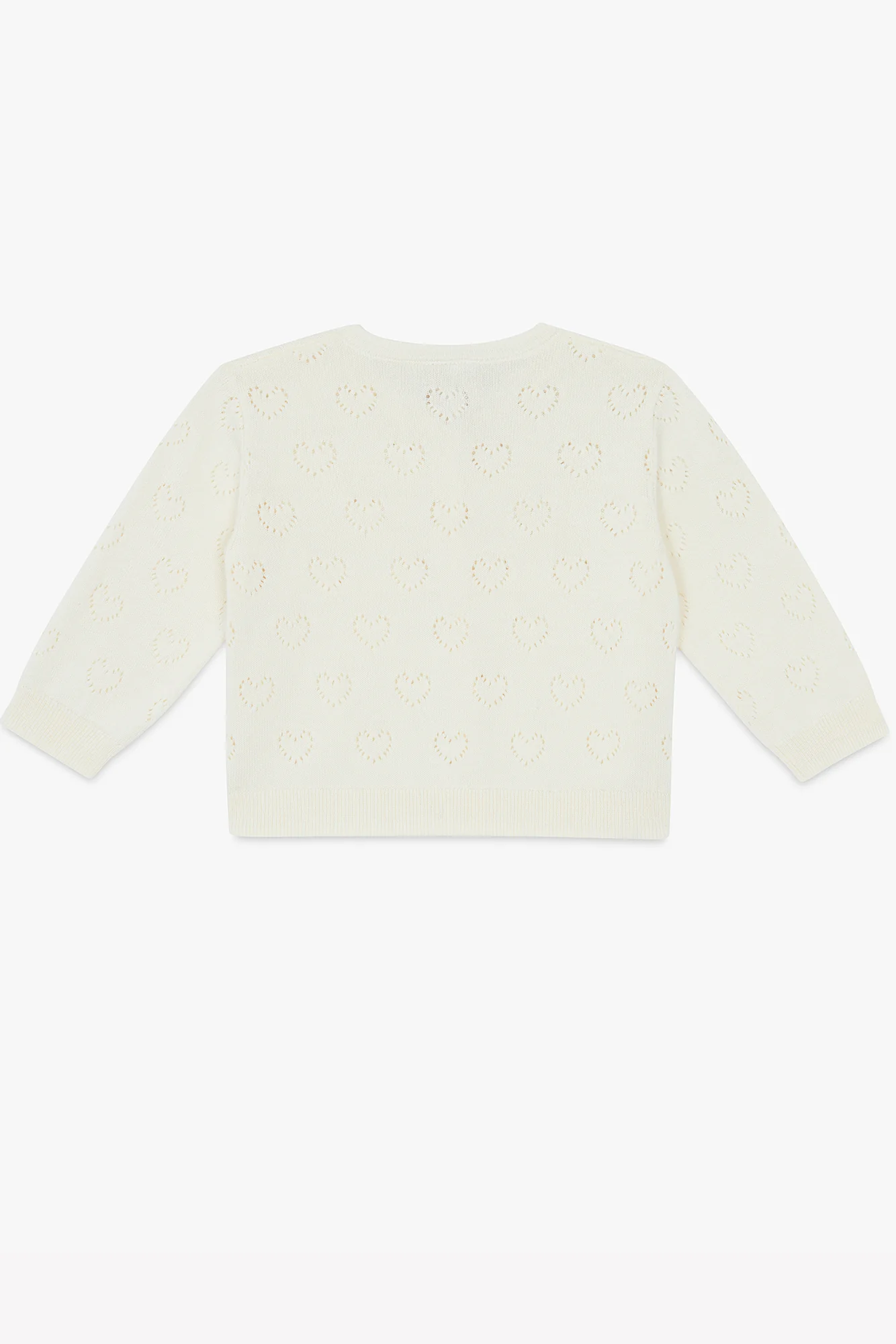 Cardigan - Lilet ajouré écru bonton - Image 3