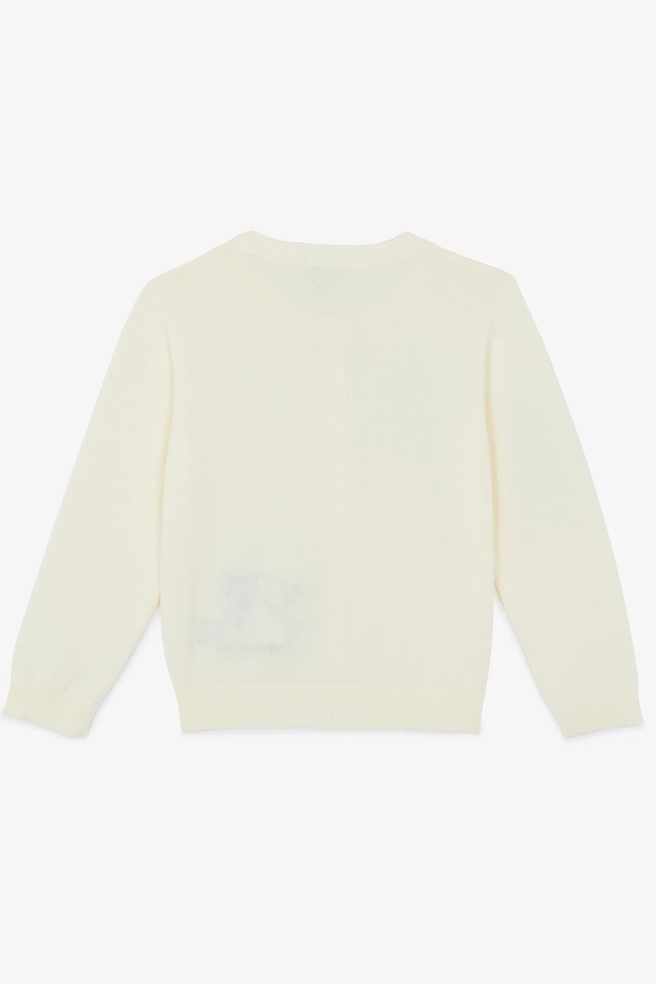 Cardigan - Lola écru bonton illustration "Ma petite crevette" - Image 6