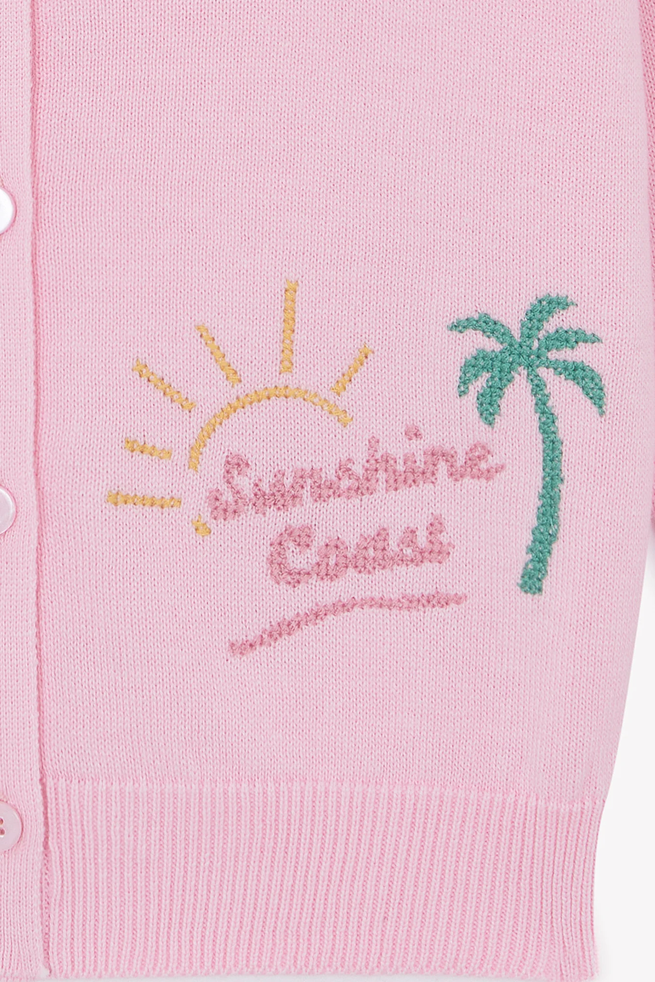 Cardigan - Lola rose bule illustration "Sunshine Coast" - Image 5