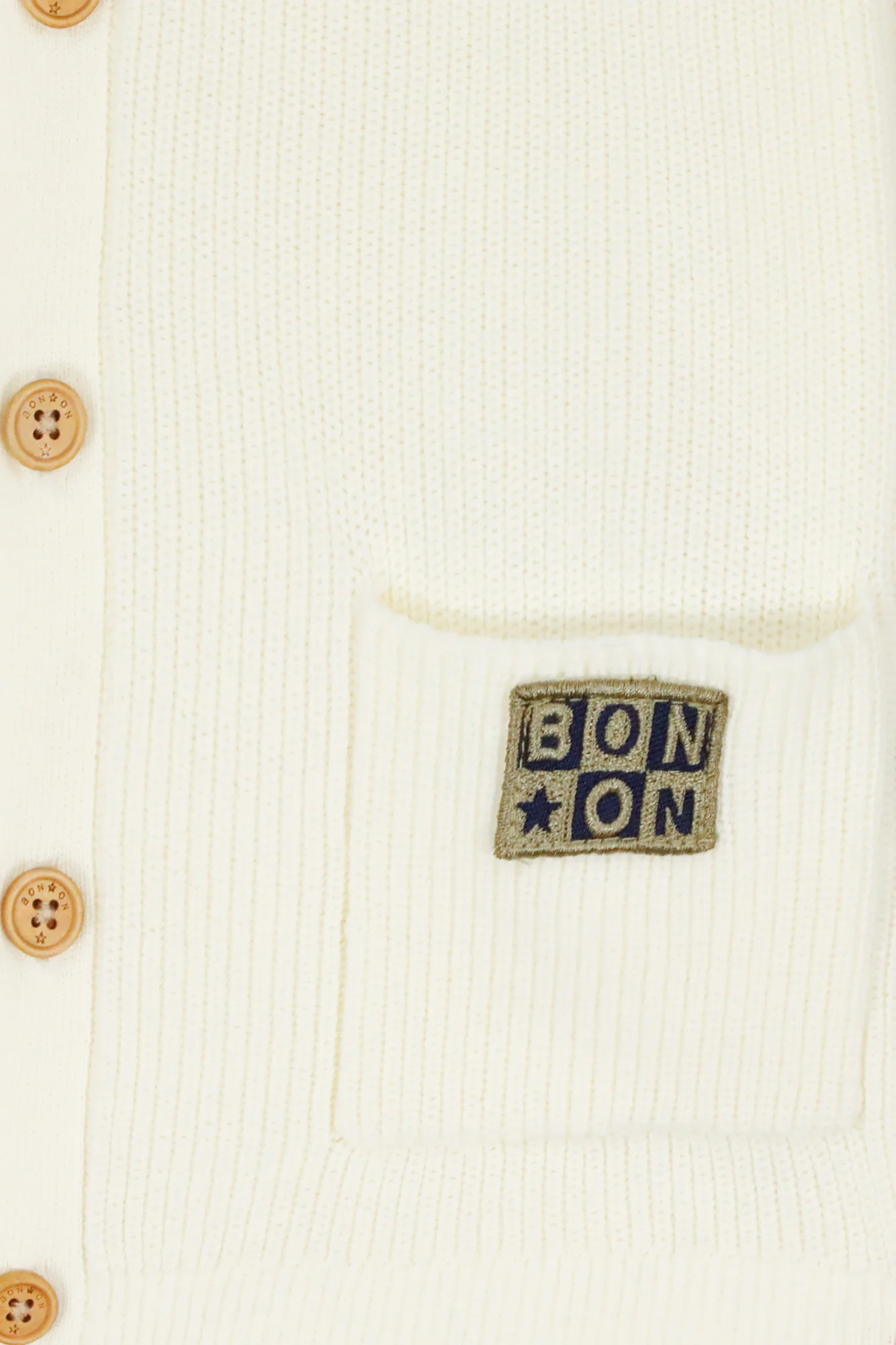 Cardigan - Lorenzo   écru bonton - Image 2