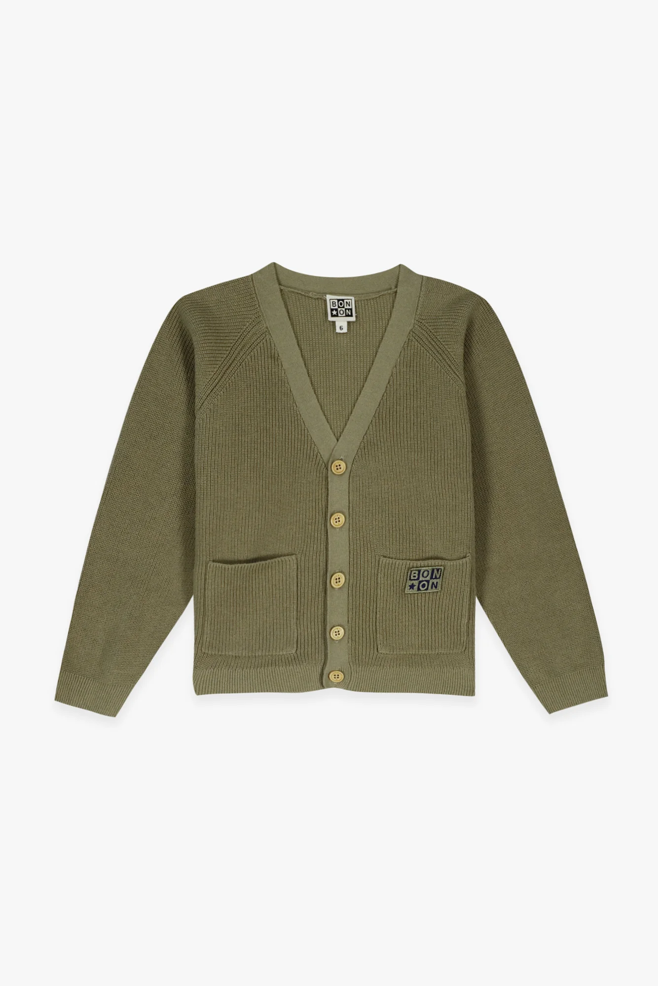 Cardigan - Lorenzo kaki kayak
