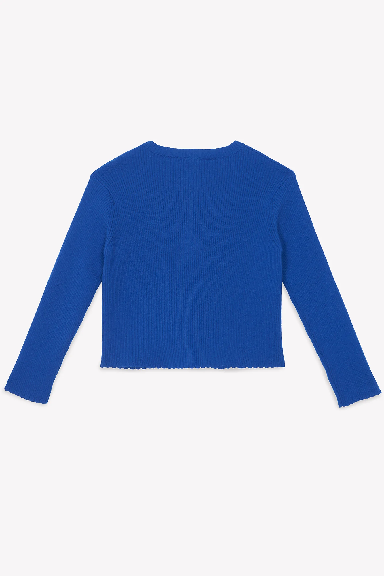 Cardigan - Lotta bleu fou en tricot côtelé - Image 5