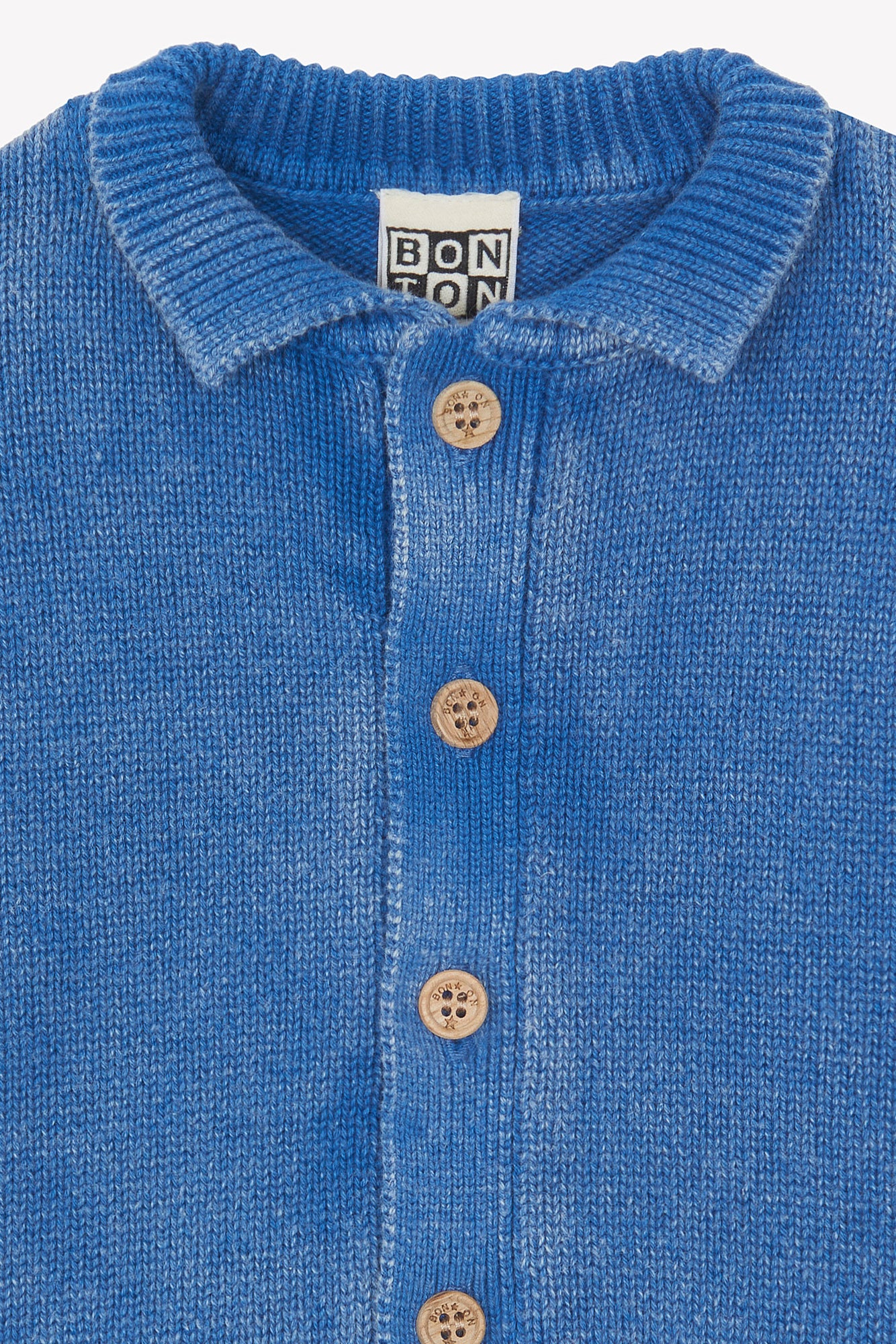 Cardigan - Lucien  bleu méditérranée - Image 2