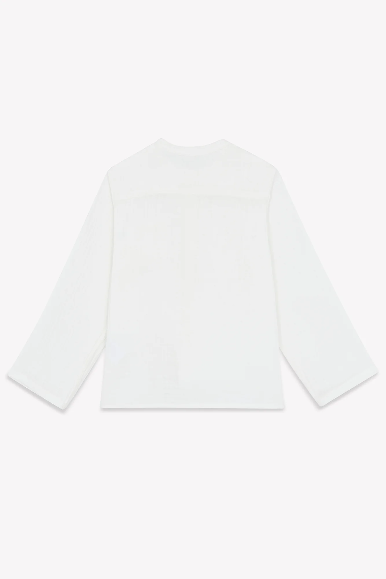 Chemise - Internet écru en gaze 100% coton biologique certifié GOTS - Image 3