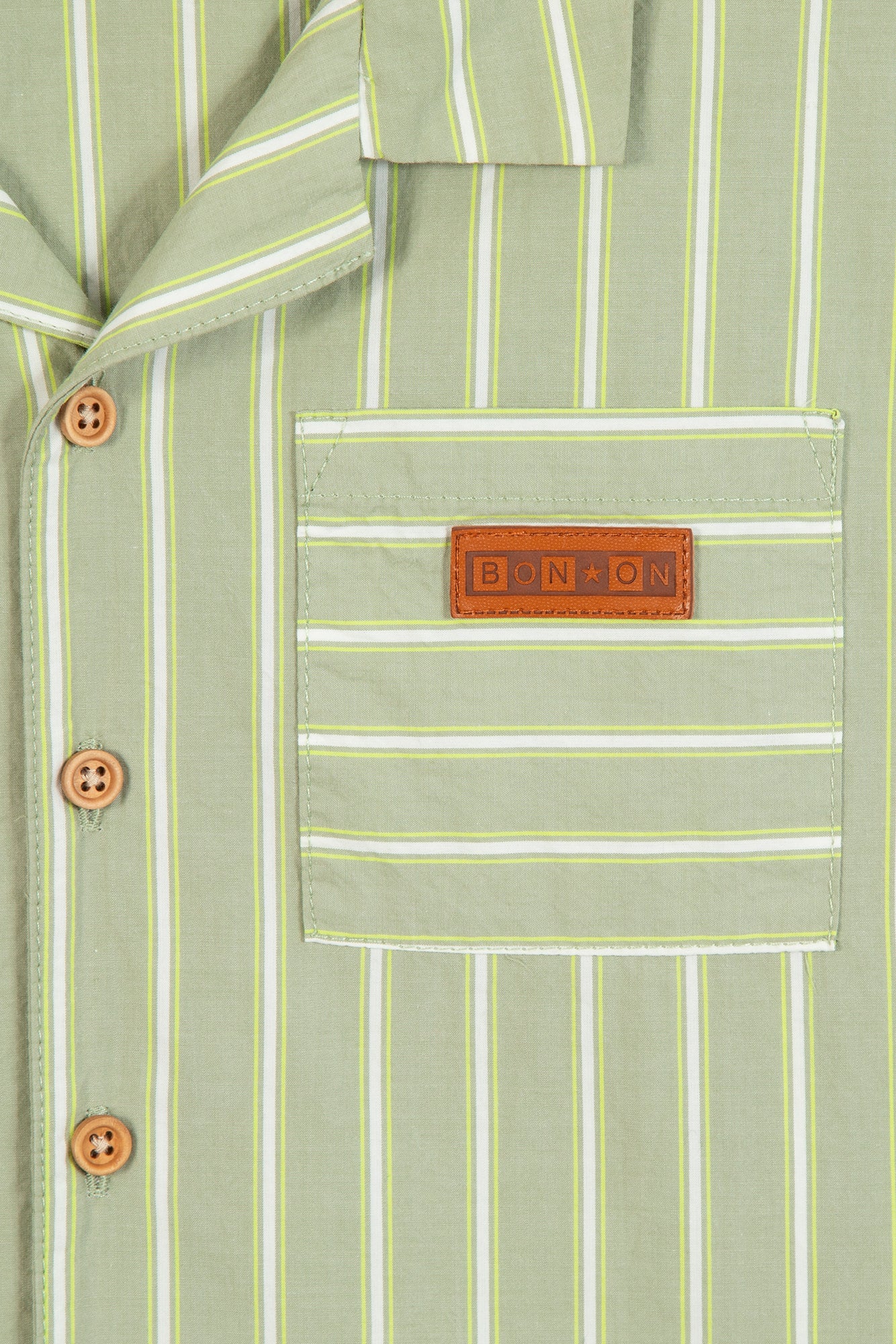 Chemise - Las Vegas rayures kaki kayak - Image 4