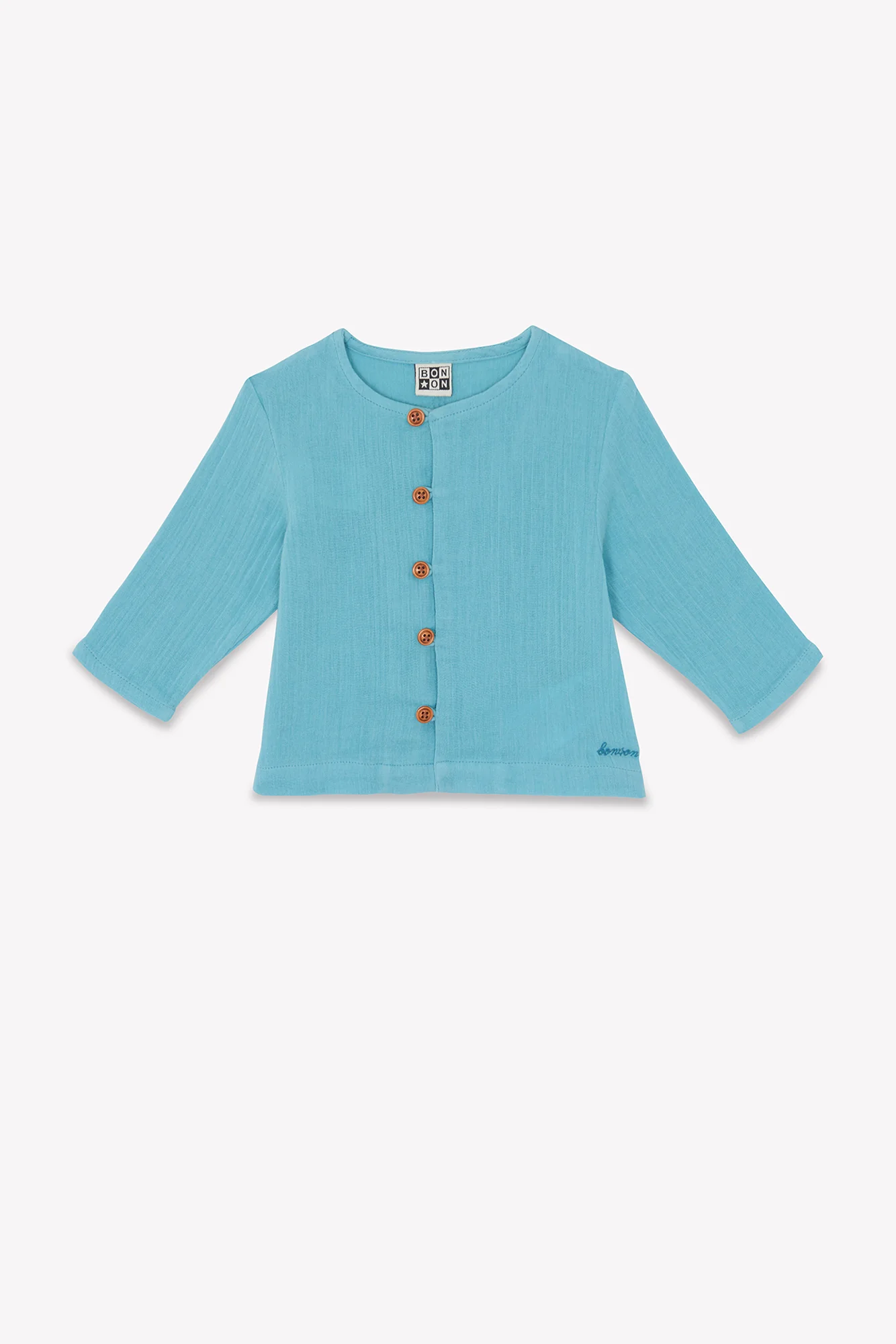 Chemise - Linde  blue fish - Image 6