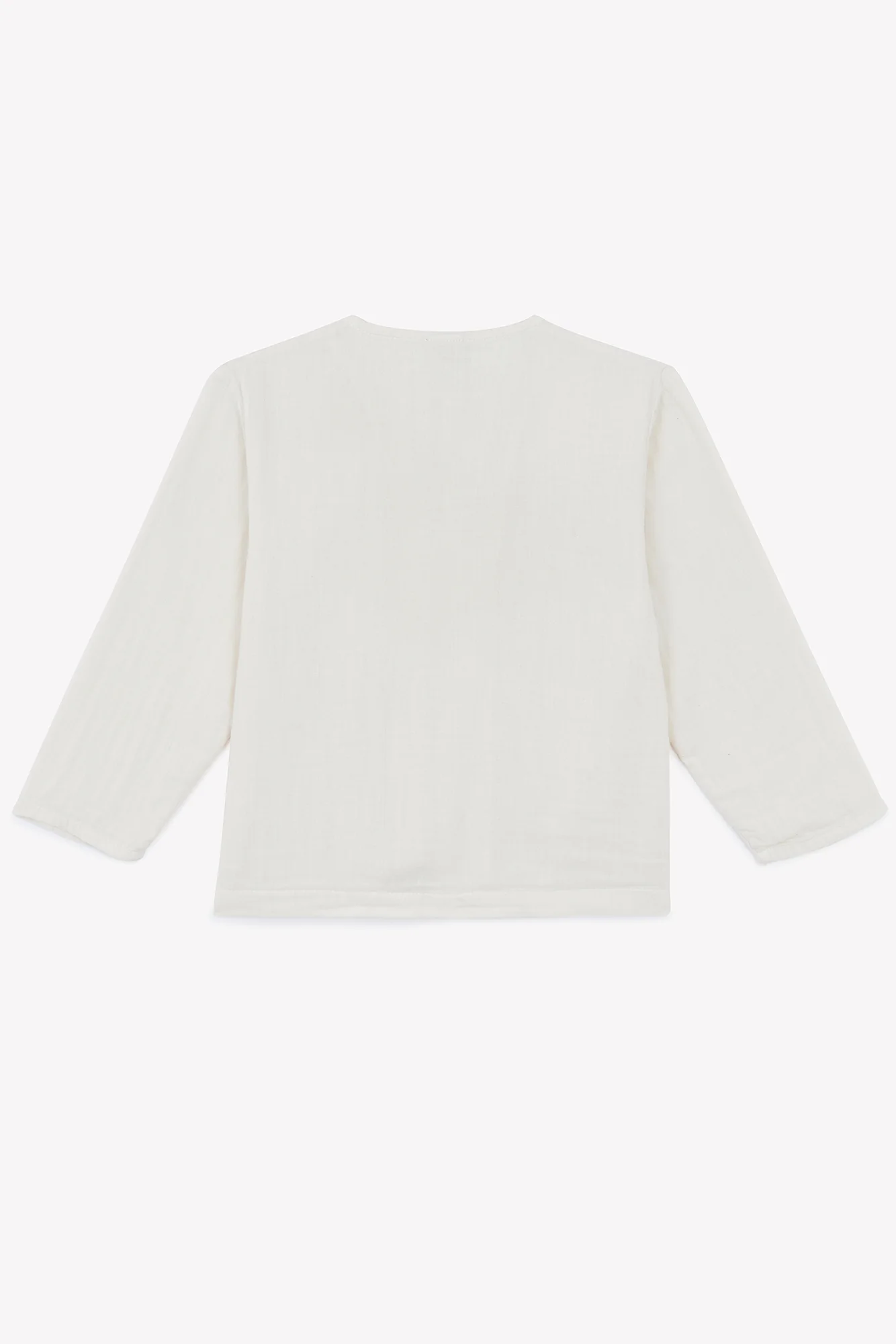 Chemise - Linde écru bonton en gaze de coton - Image 7