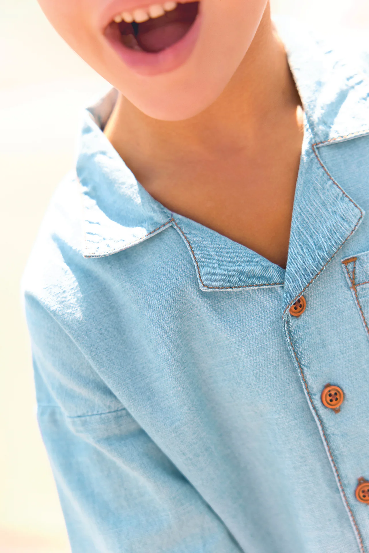 Chemise - Las Vegas chambray clair - Image 4
