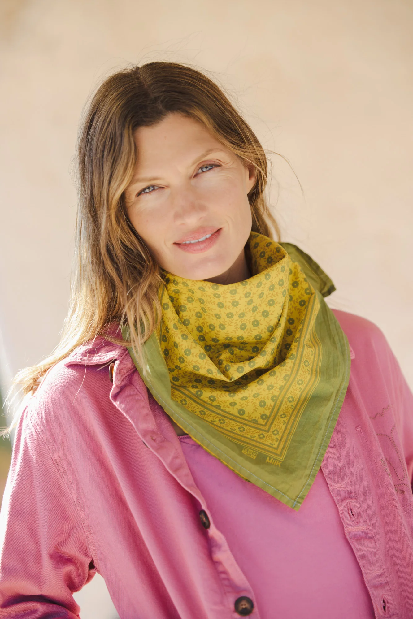 Foulard - Grand modèle Genêt Bonton x MilK