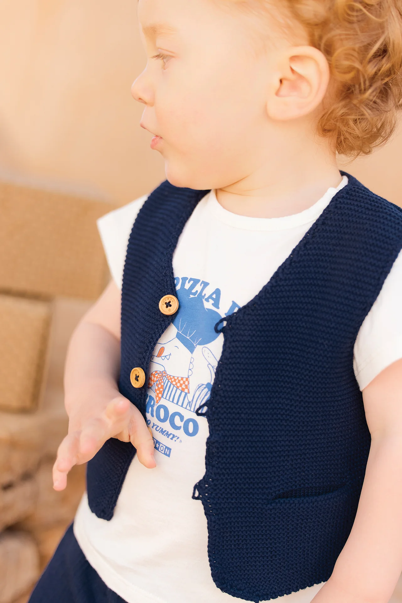 Gilet - Léon  bleu nuit - Image 2