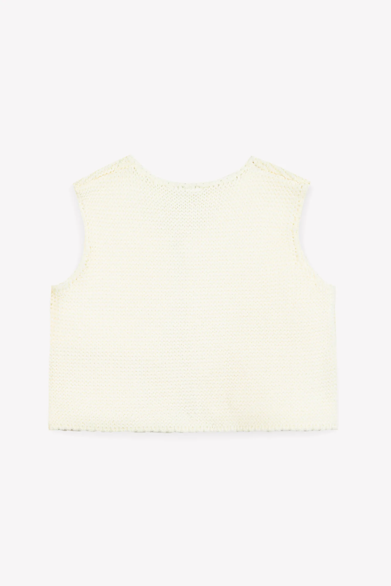Gilet - Léon  écru bonton - Image 4