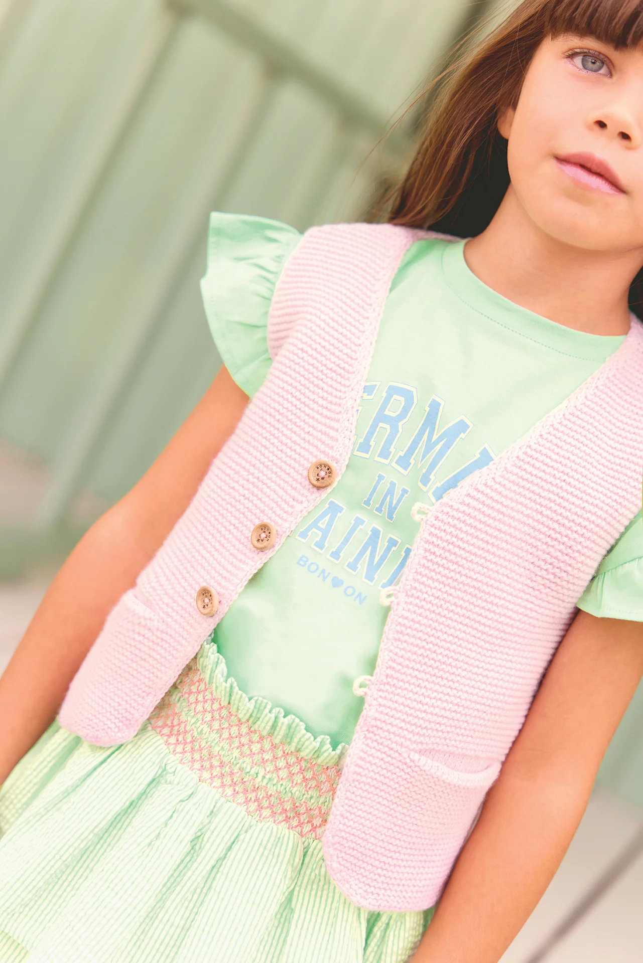 Gilet - Léon rose parfait - Image 3