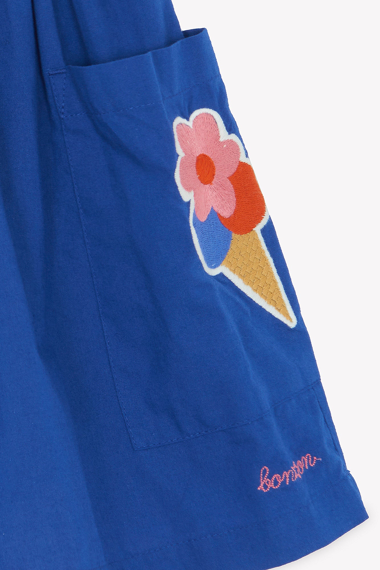 Jupe - Ruche bleu fou - Image 6