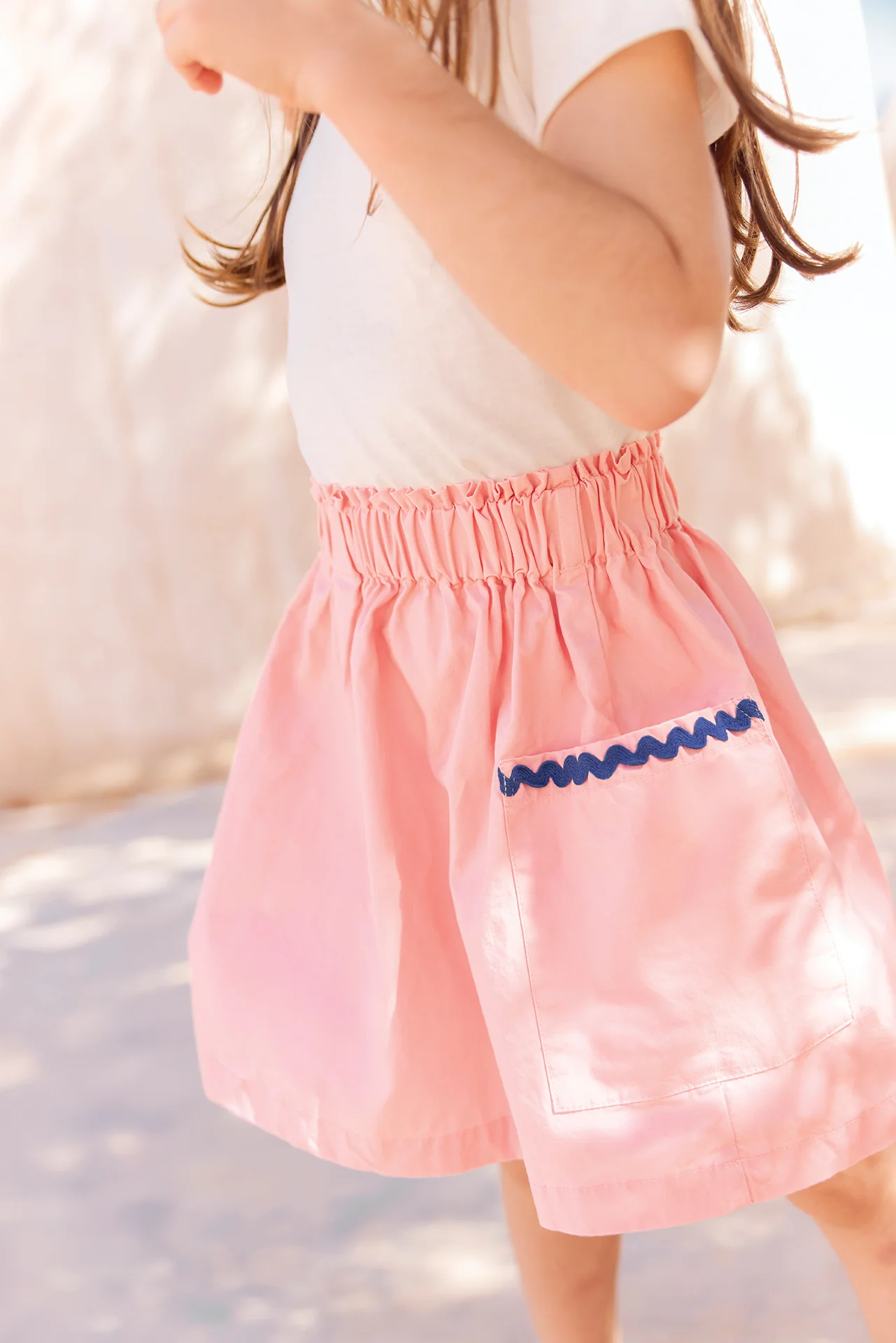 Jupe - Ruche rose gelato - Image 3
