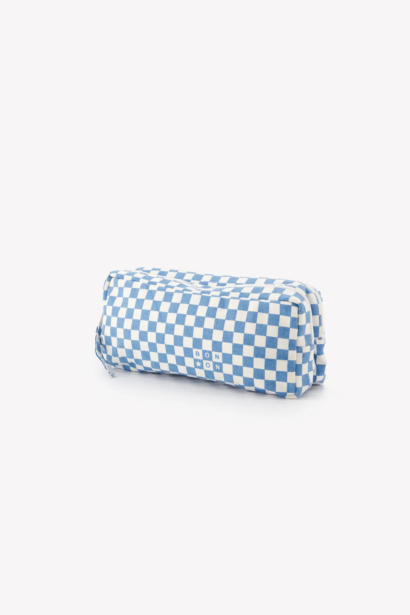 Trousse - Damier bleu - Image 2