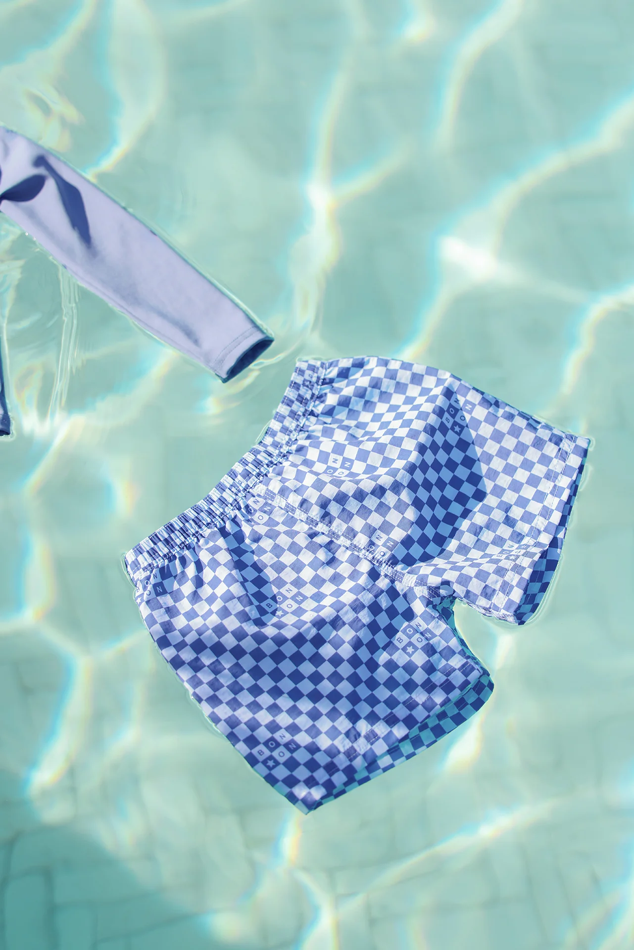 Maillot de bain - Short l'océan  bleu méditerranée - Image 3