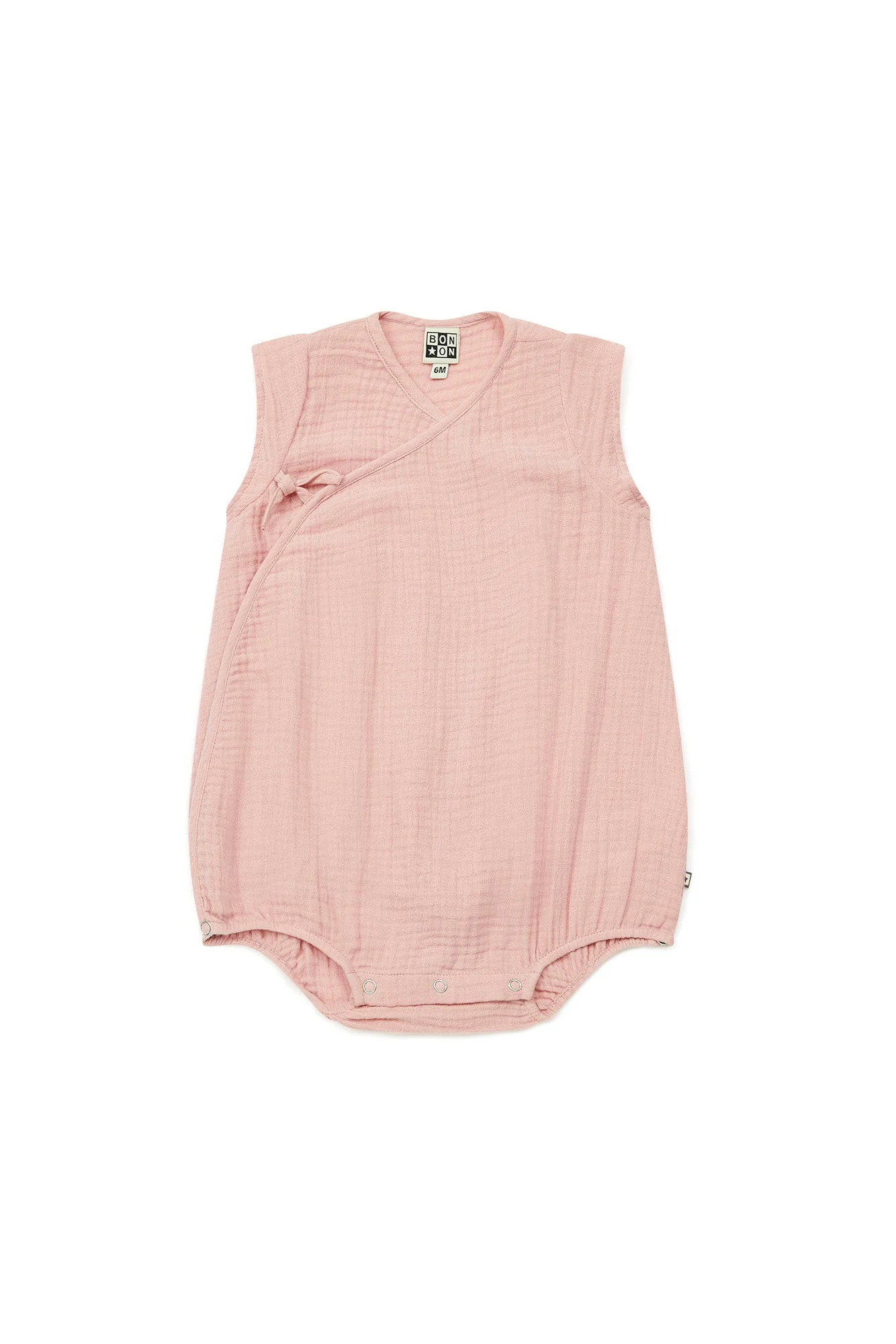 Combinaison - Igloo rose Bébé gaze de coton biologique