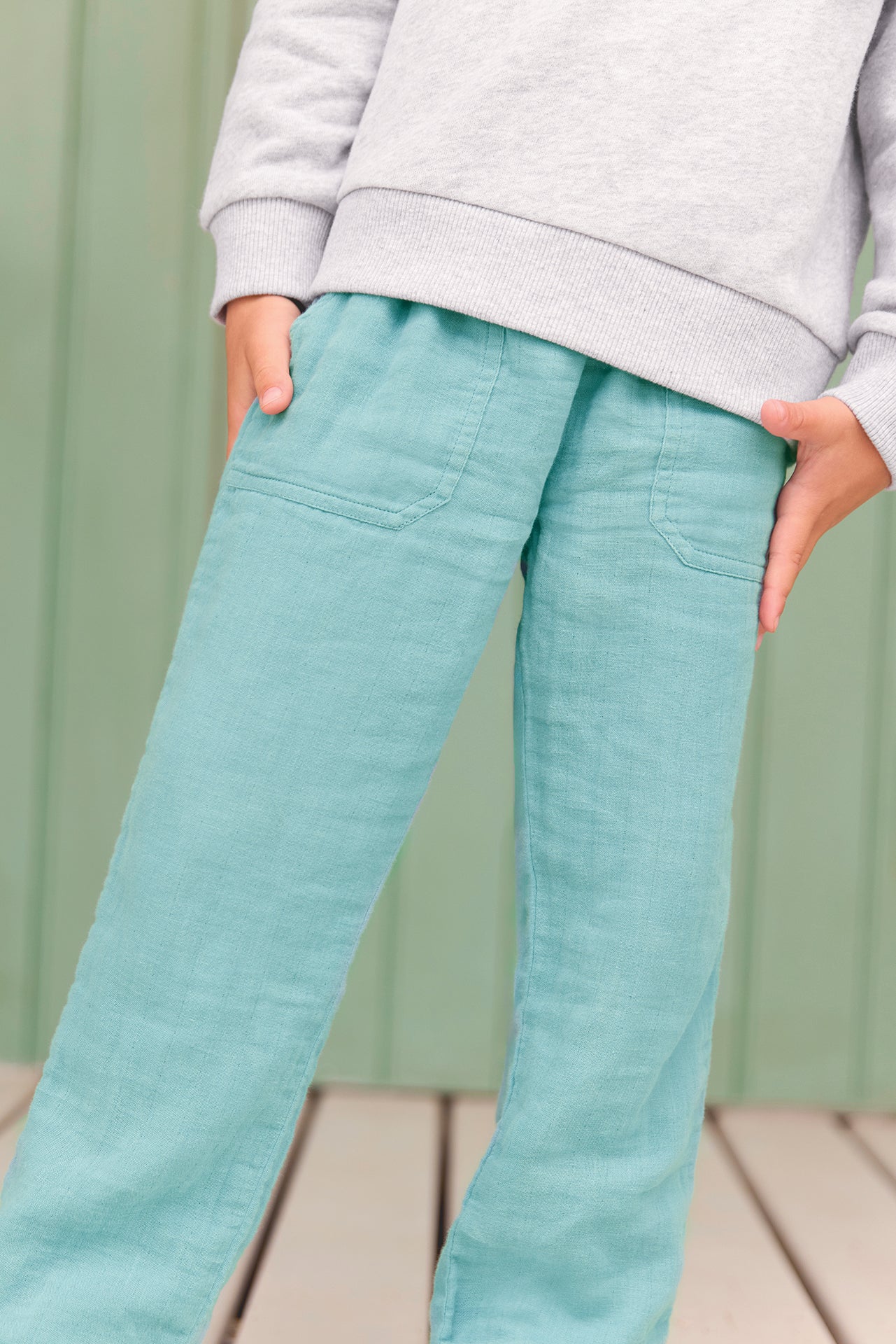 Pantalon - Batcha blue fish - Image 2
