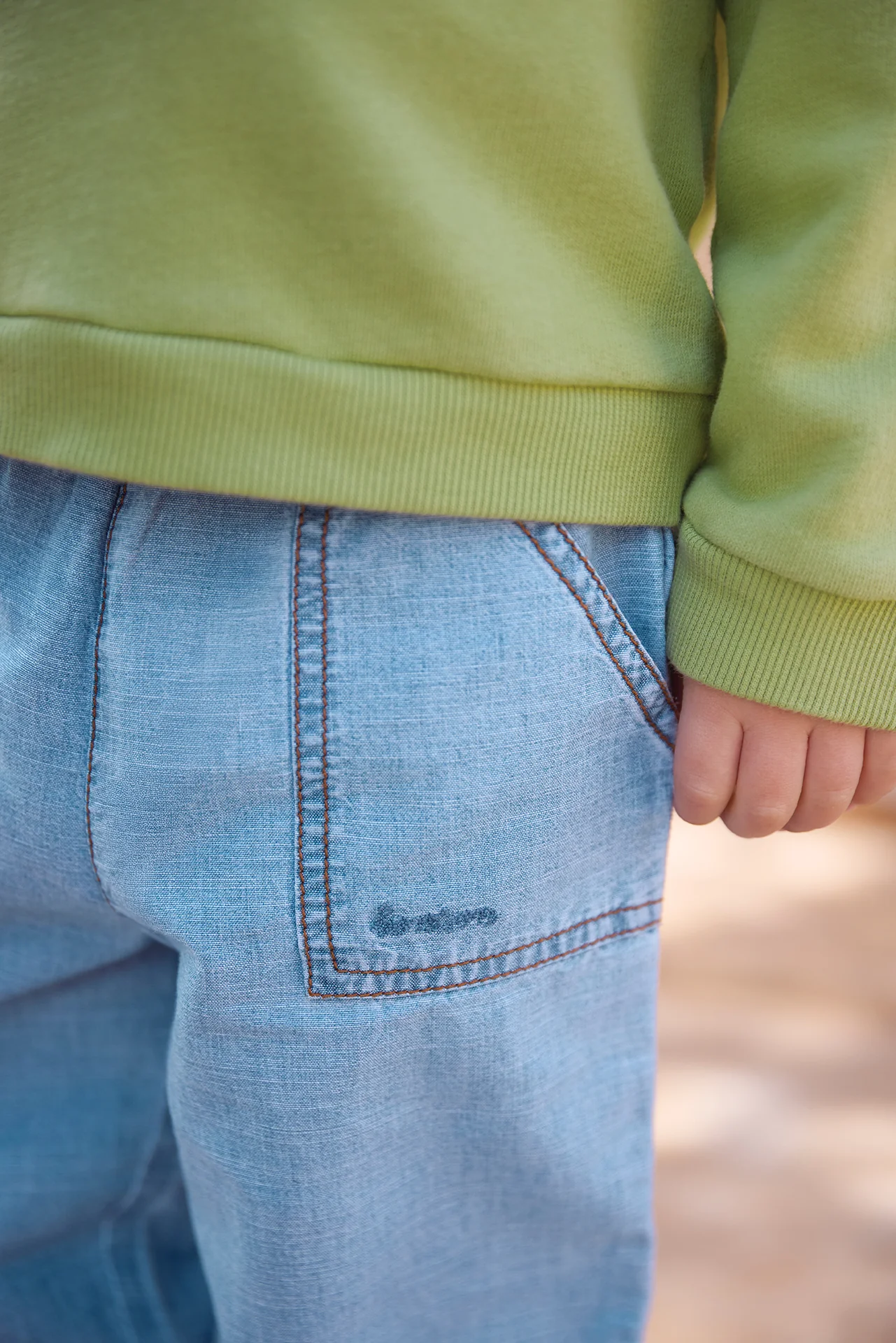 Pantalon - Darius chambray ligth - Image 4