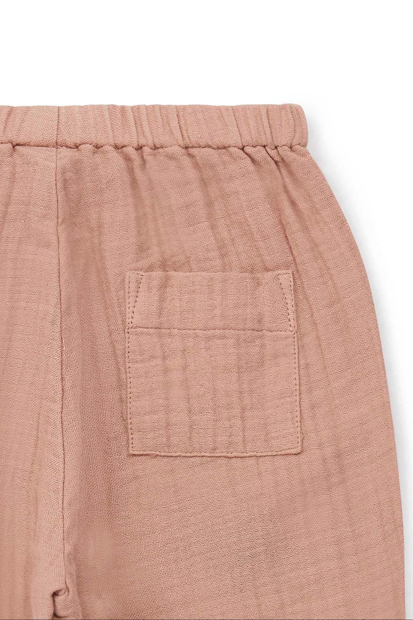 Pantalon - Futur rose gaze de coton - Image 3