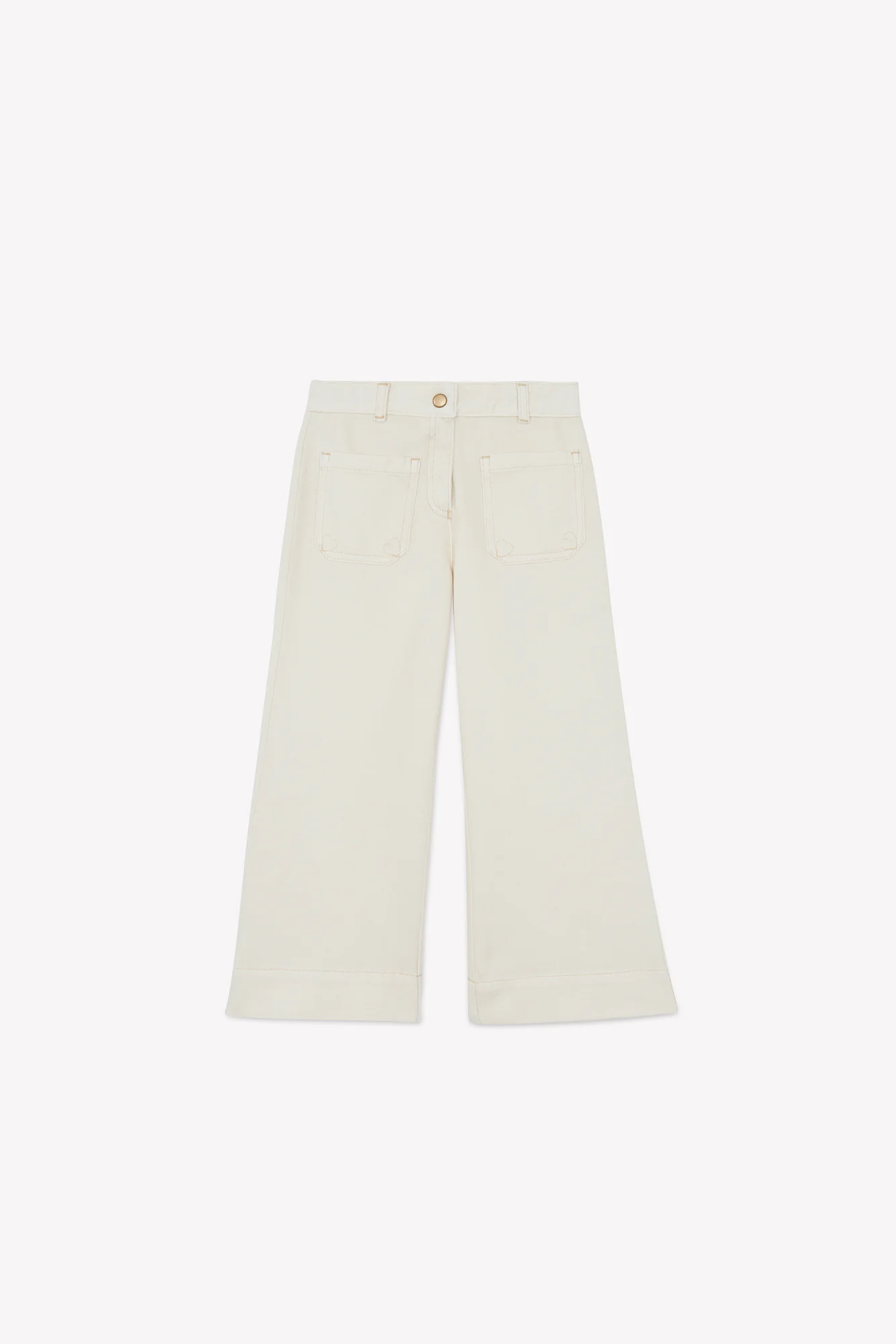 Pantalon - Lakikho écru bonton - Image 3