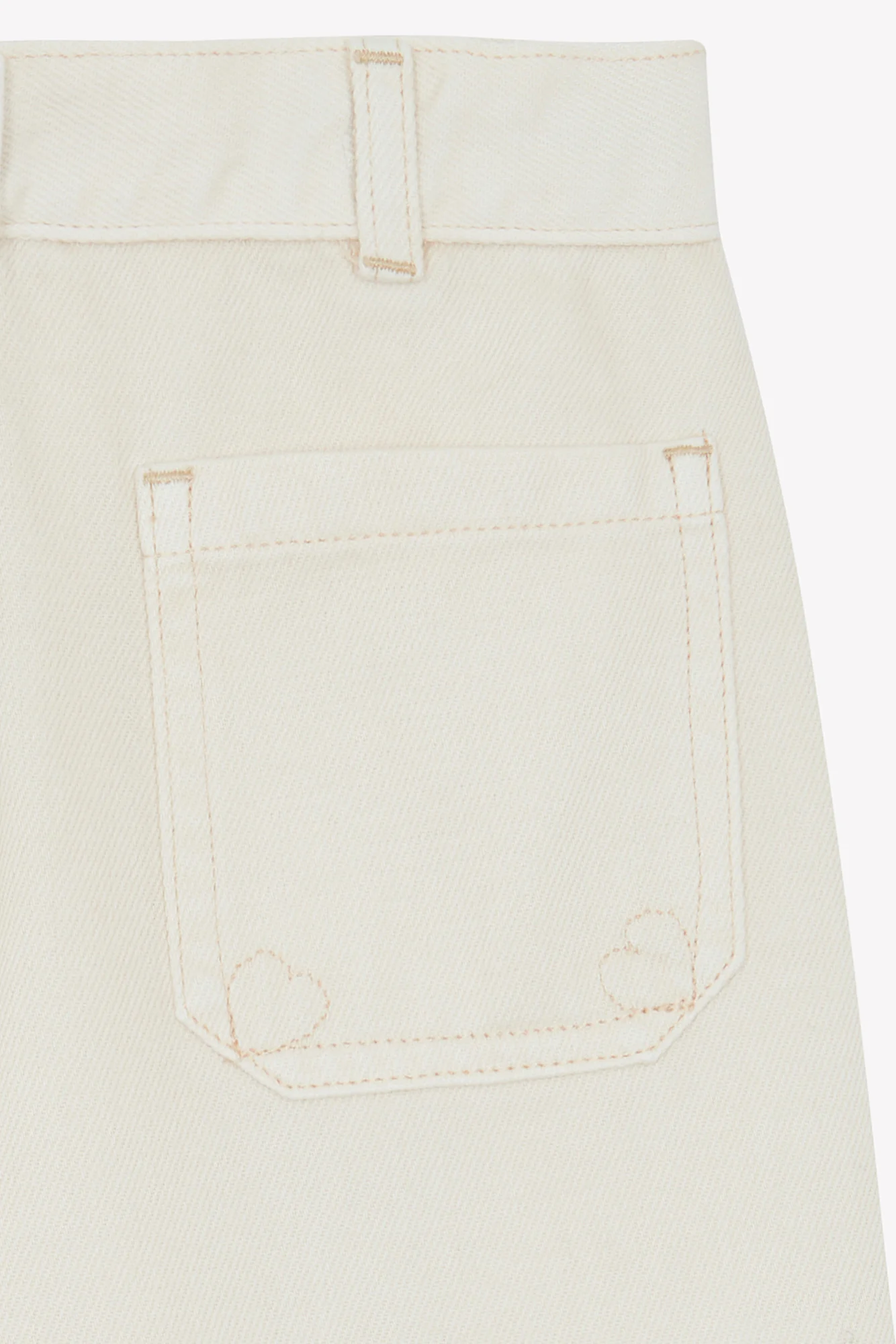 Pantalon - Lakikho écru bonton - Image 4