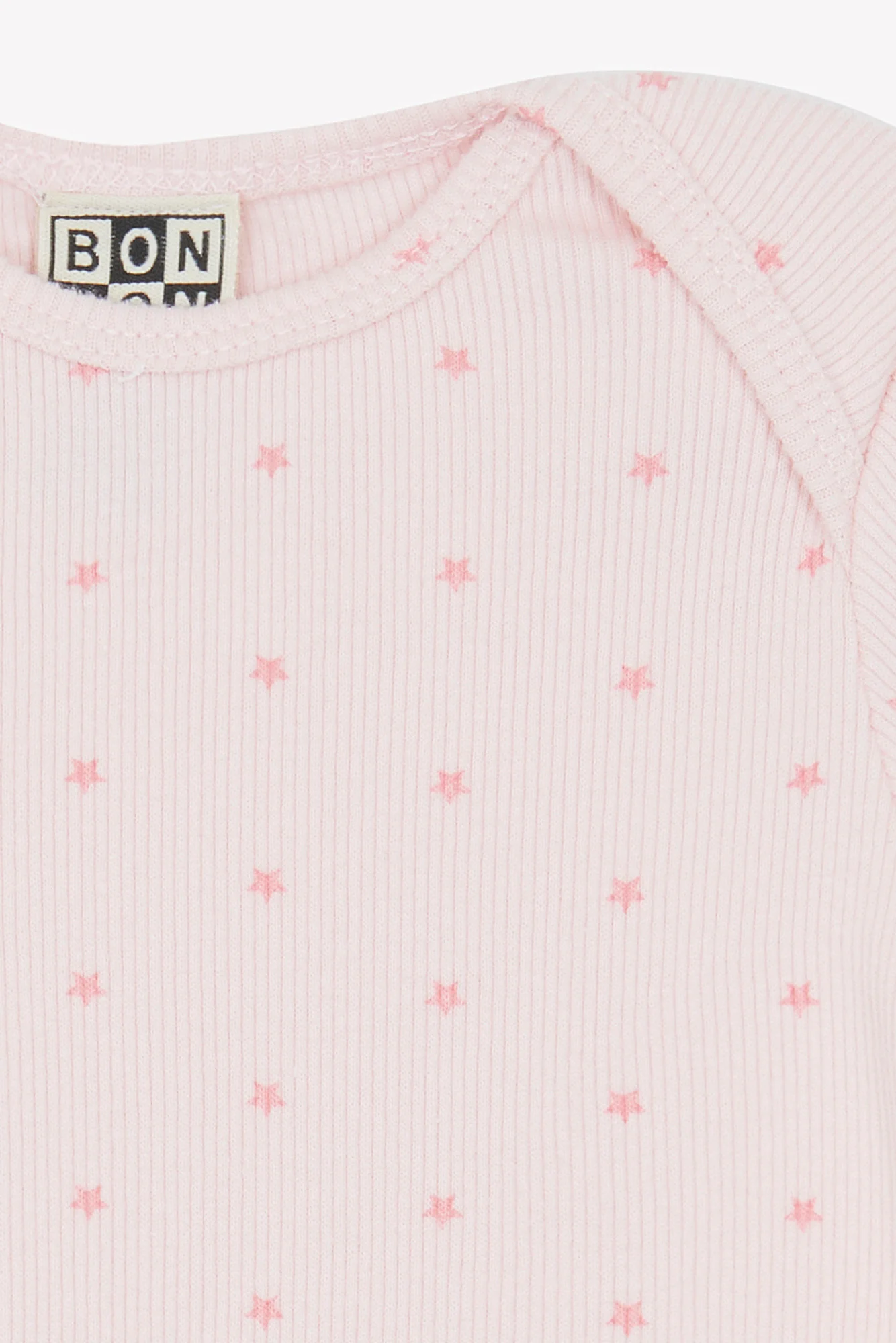 Pyjama 2 pièces - Rose parfait étoiles - Image 5