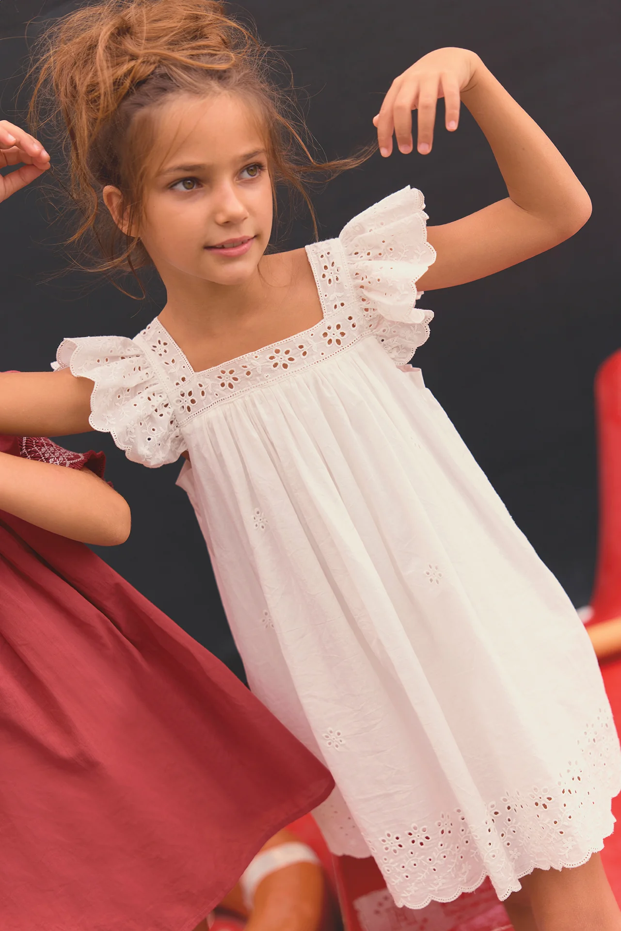 Robe - Laura écru bonton - Image 3