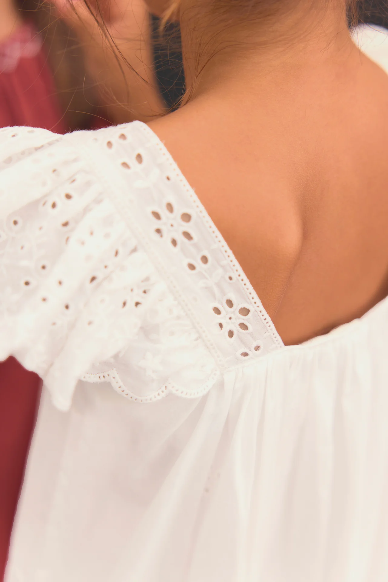 Robe - Laura écru bonton - Image 5