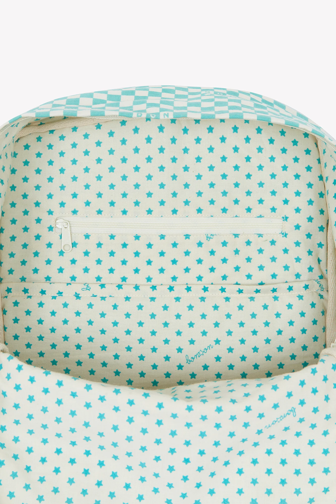Sac à dos - Damier moyen bleu vintage - Image 7