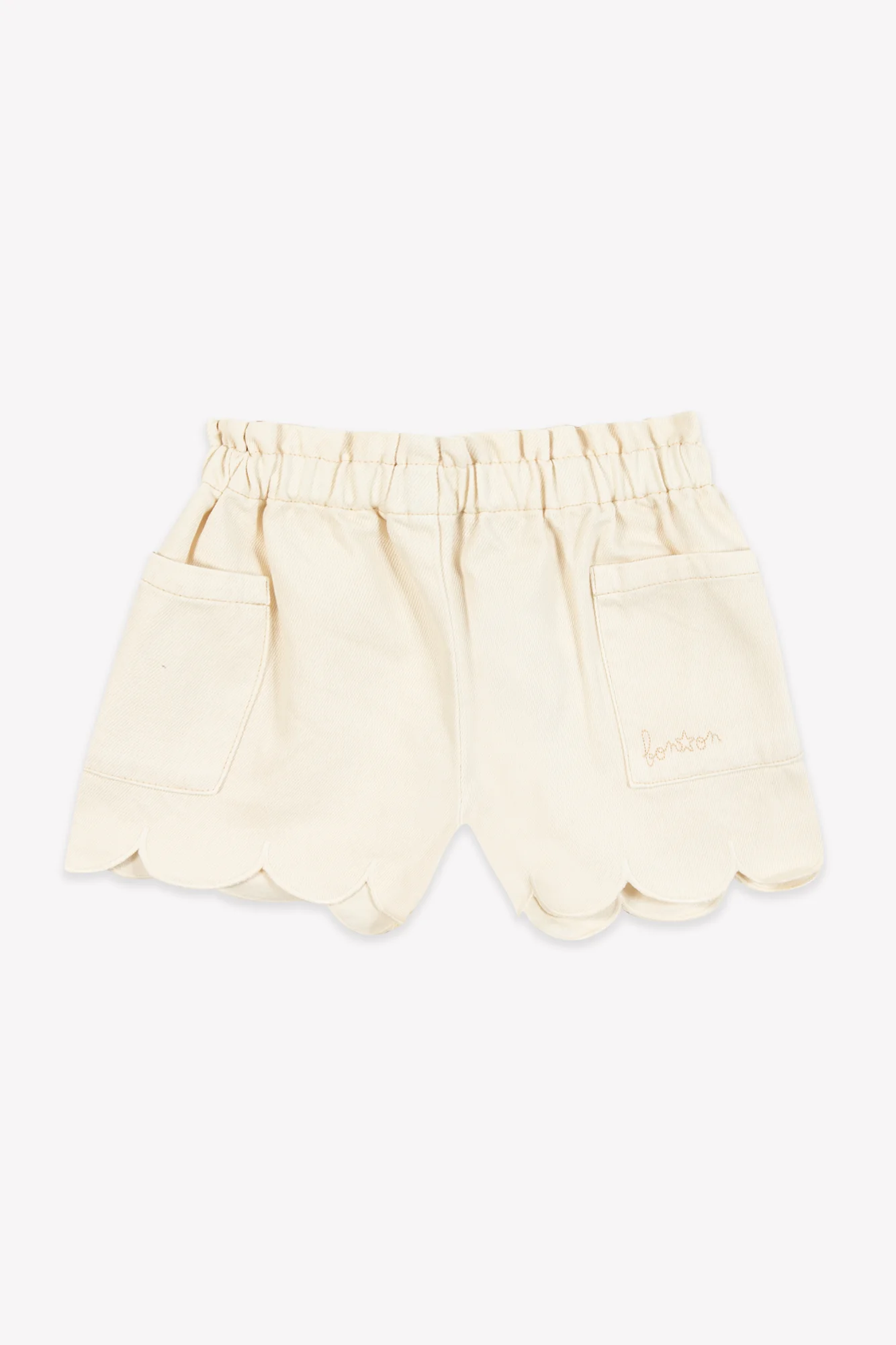 Short - Lassi écru bonton - Image 3