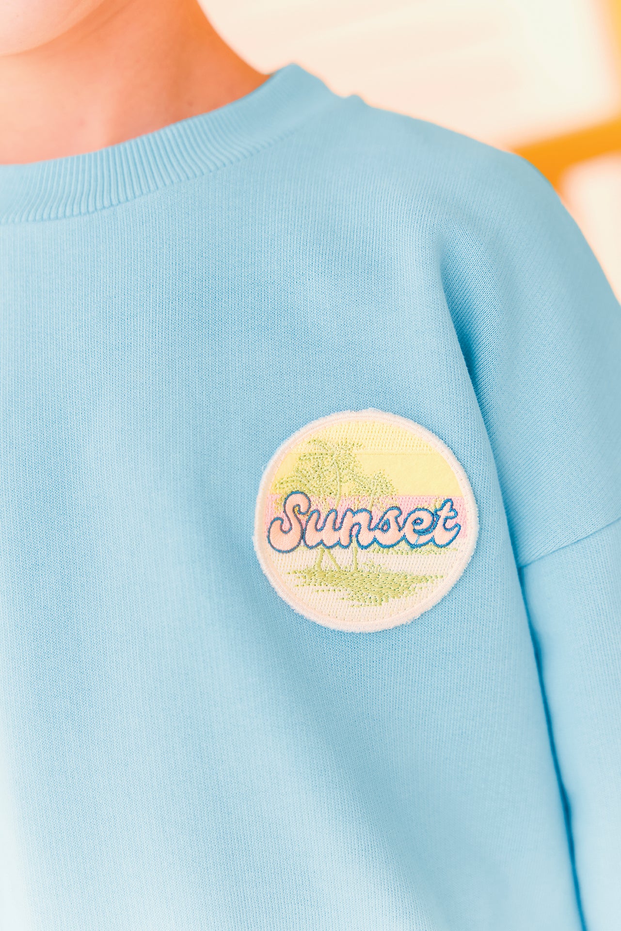 Sweat - Lame blue fish "sunset" - Image 4