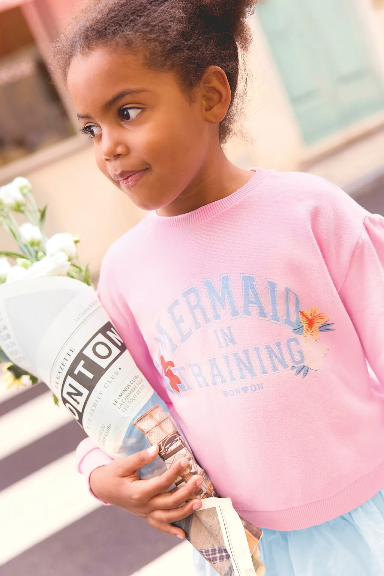 Sweat - Lys rose bubble illustration "Mermaid" - Image 2