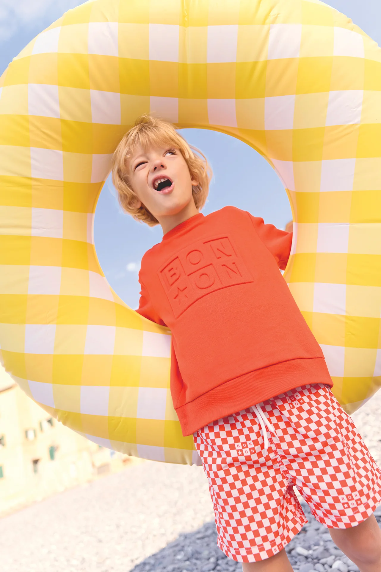 Sweat - Smile orange juice logo Bonton