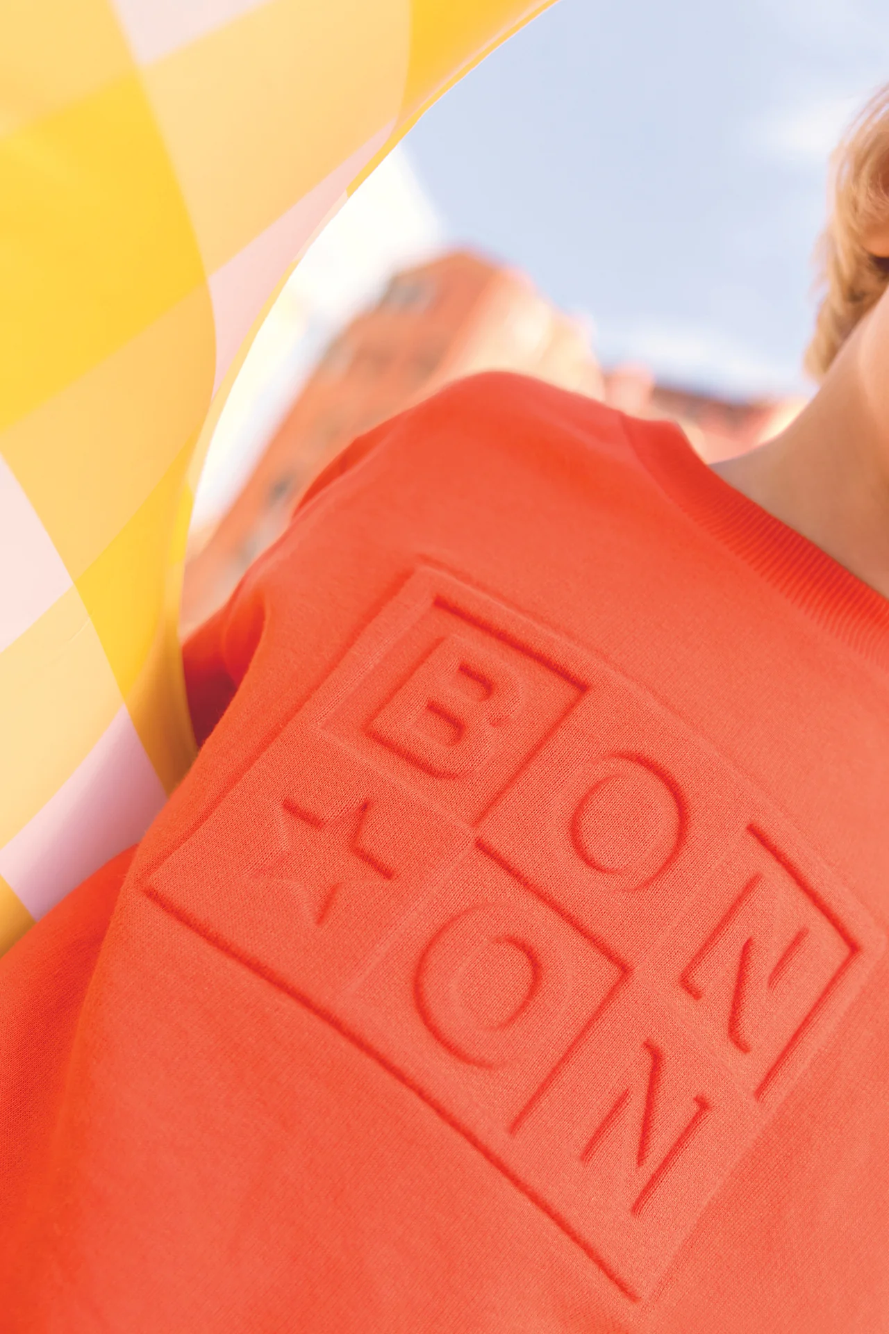 Sweat - Smile orange juice logo Bonton - Image 3