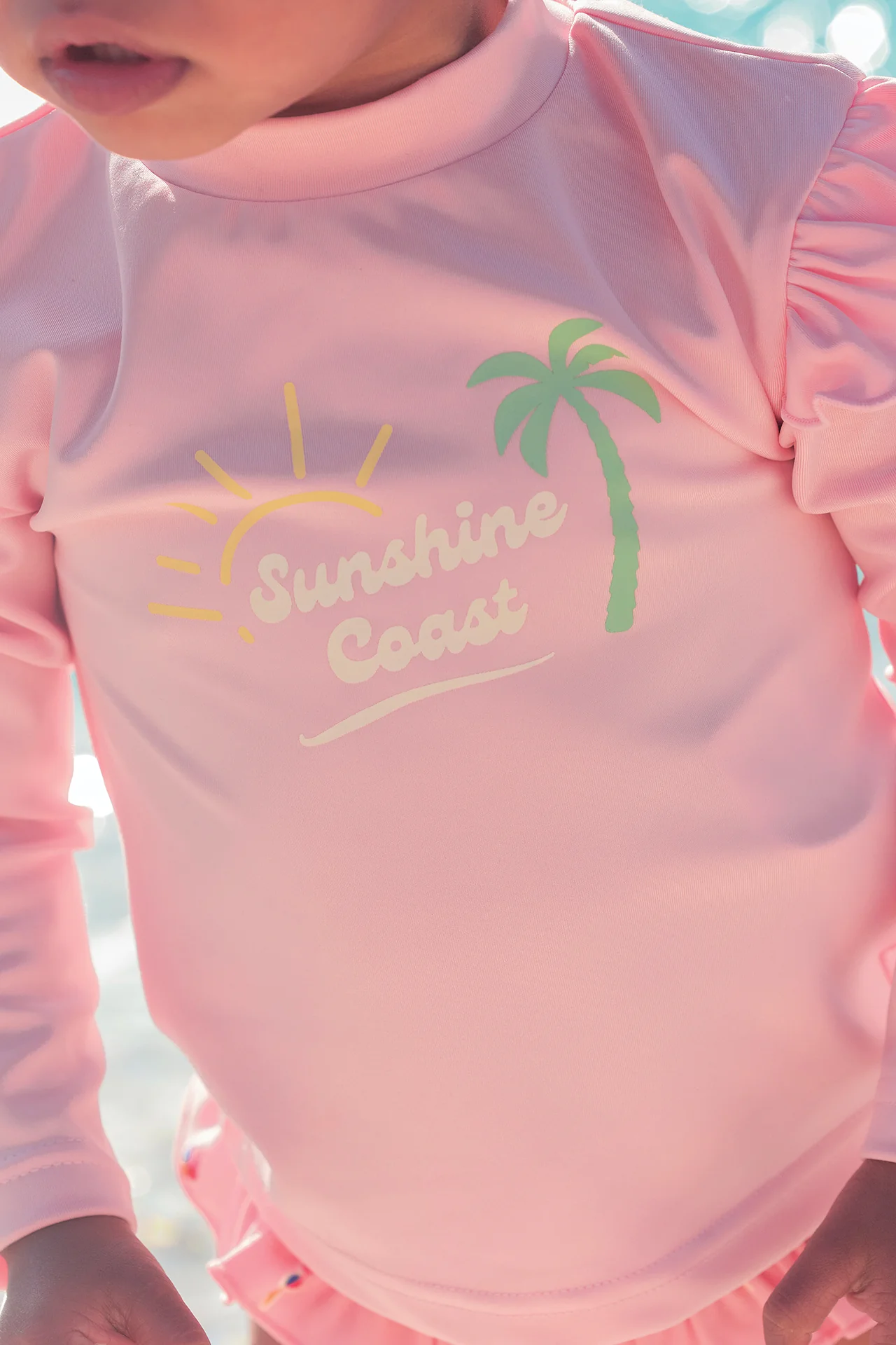 T-shirt - Anti-uv rose gelato