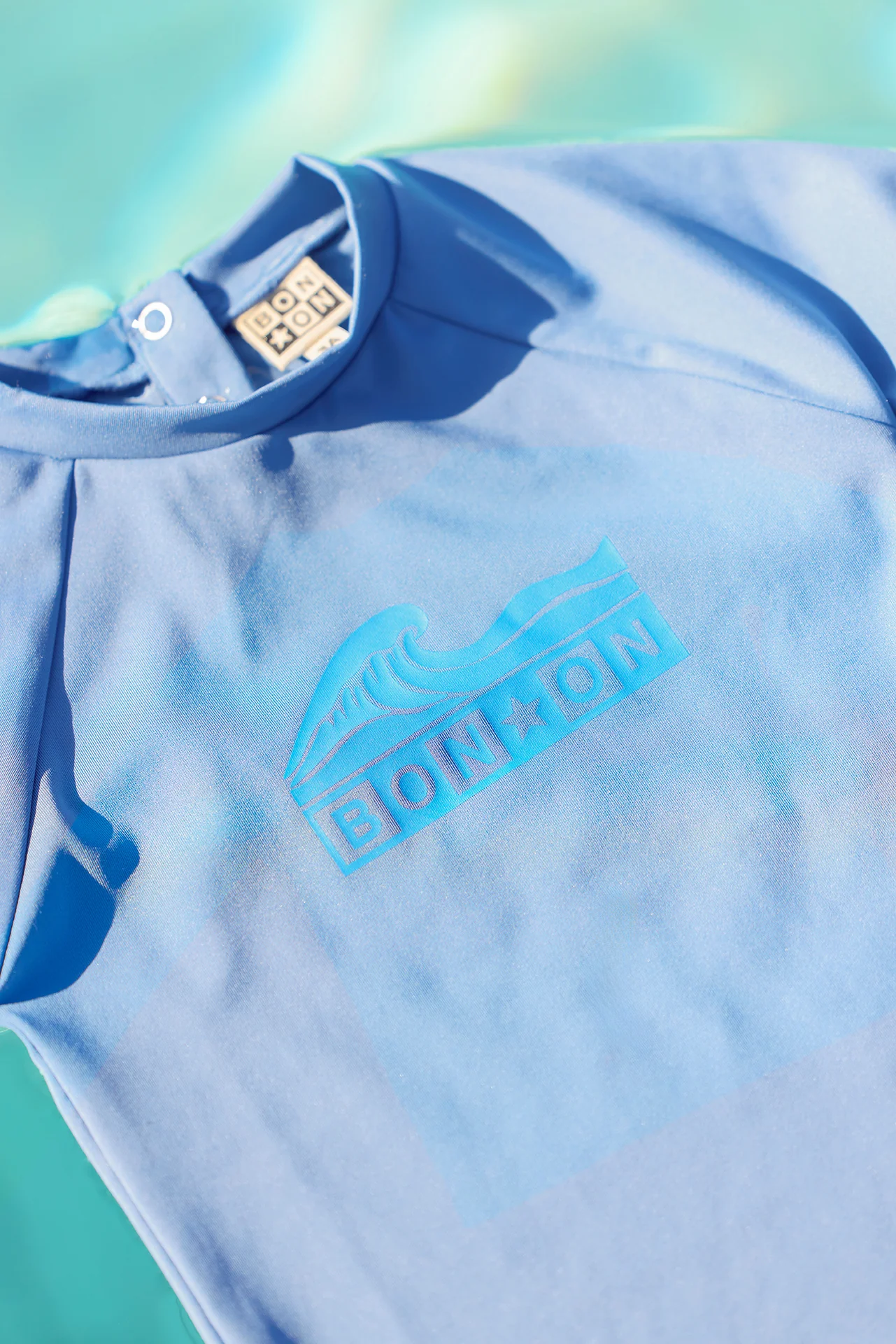 Maillot de bain - T-shirt leash  bleu méditerranée - Image 5