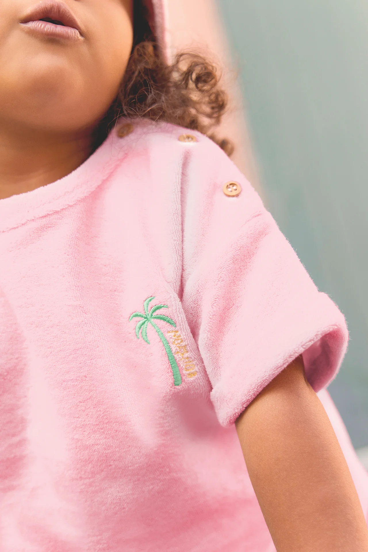 T-shirt - Livia  rose bule en éponge - Image 3