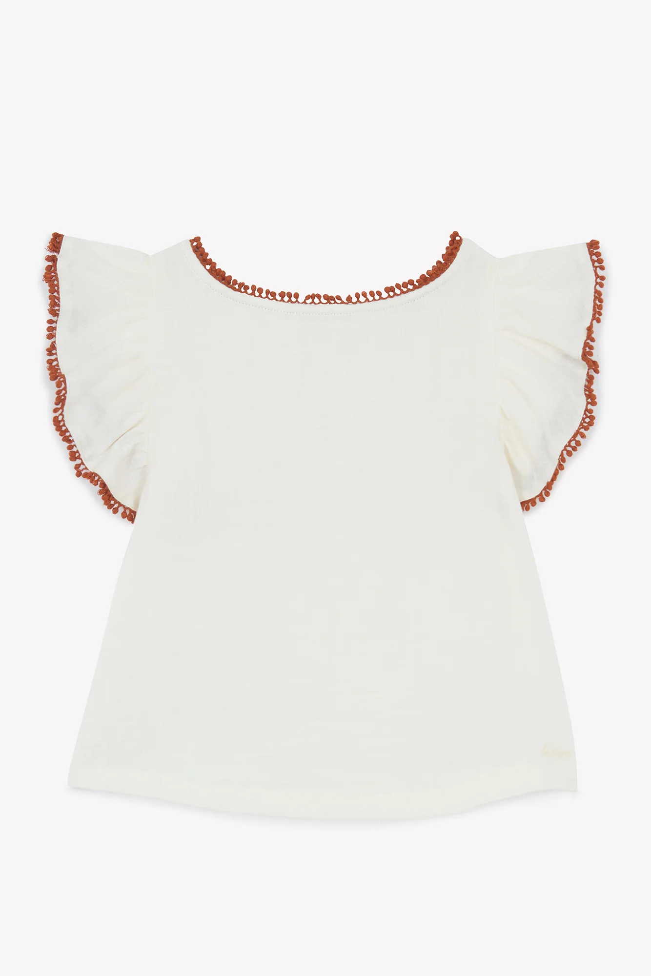 T-shirt - Lolita écru bonton - Image 2