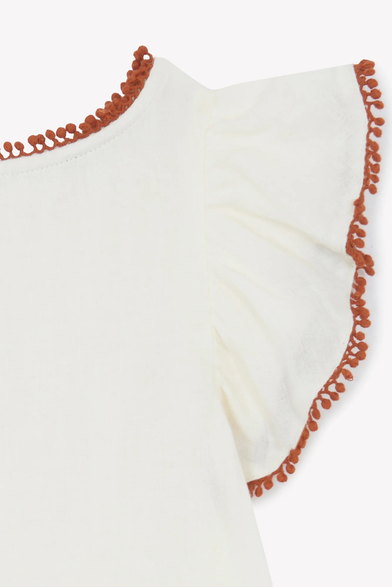 T-shirt - Lolita écru bonton - Image 3