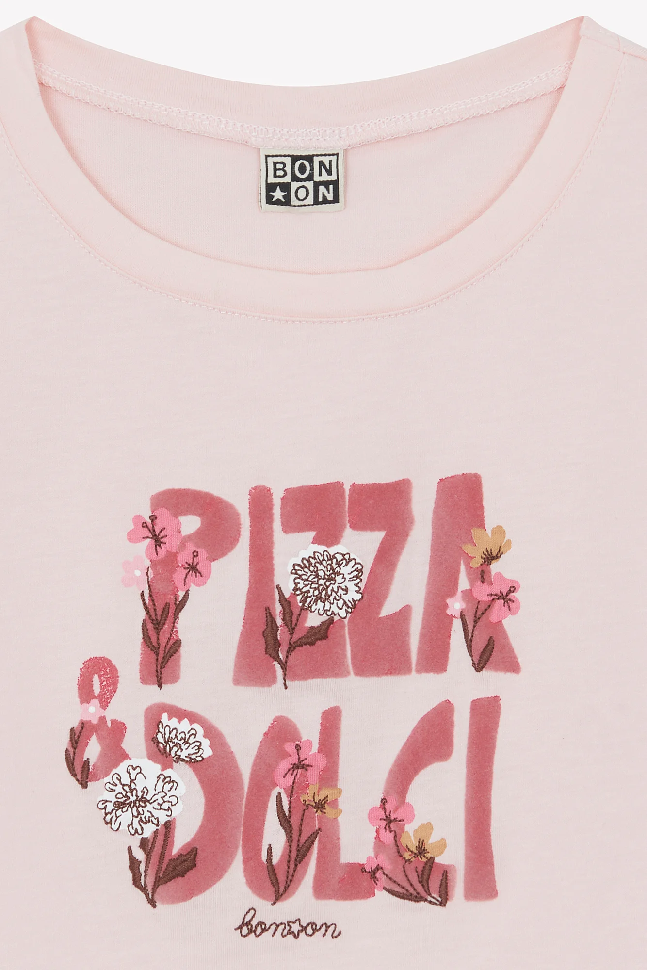 T-shirt - Lolita rose parfait illustration "Pizza Dolci" - Image 4