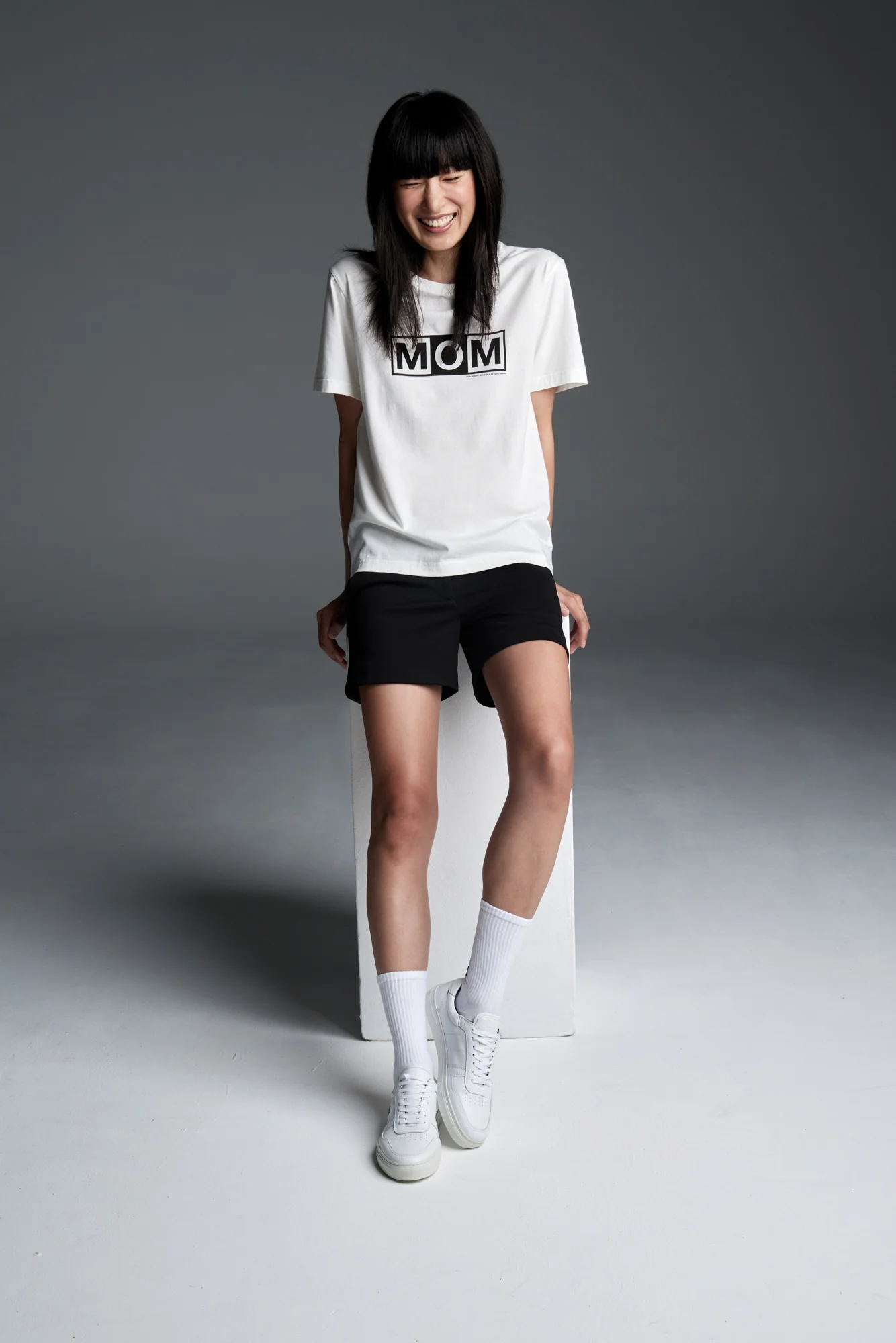 T-shirt - Mom écru Femme coton BONTON + RON DORFF