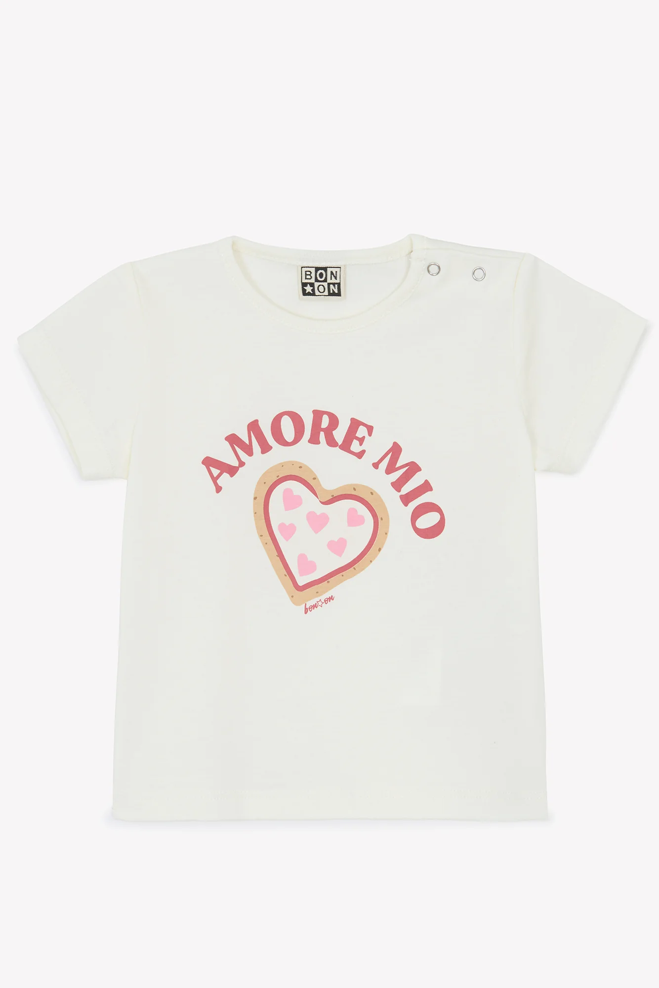 T-shirt - Tuba  amore mio écru Bonton - Image 4