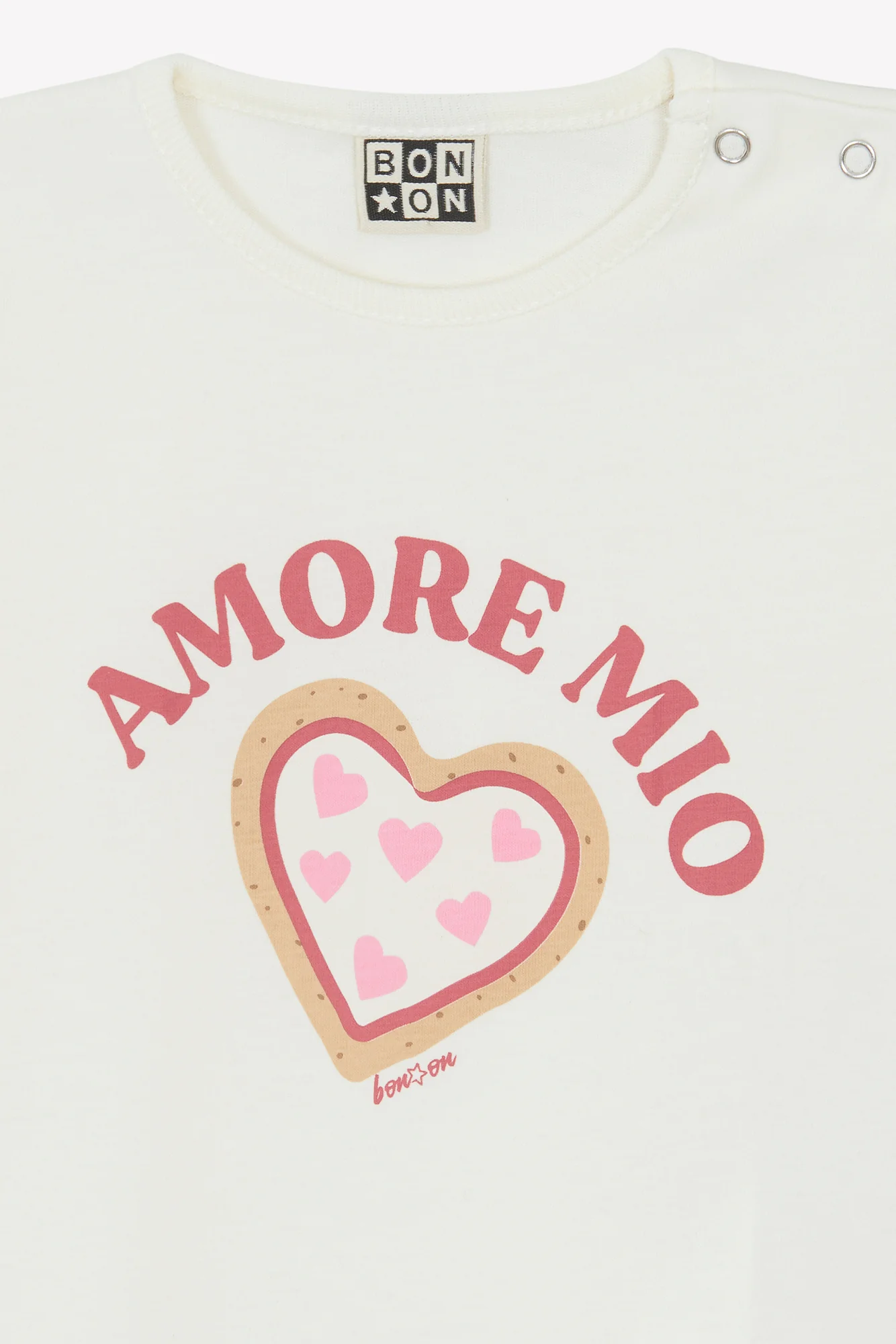 T-shirt - Tuba  amore mio écru Bonton - Image 5