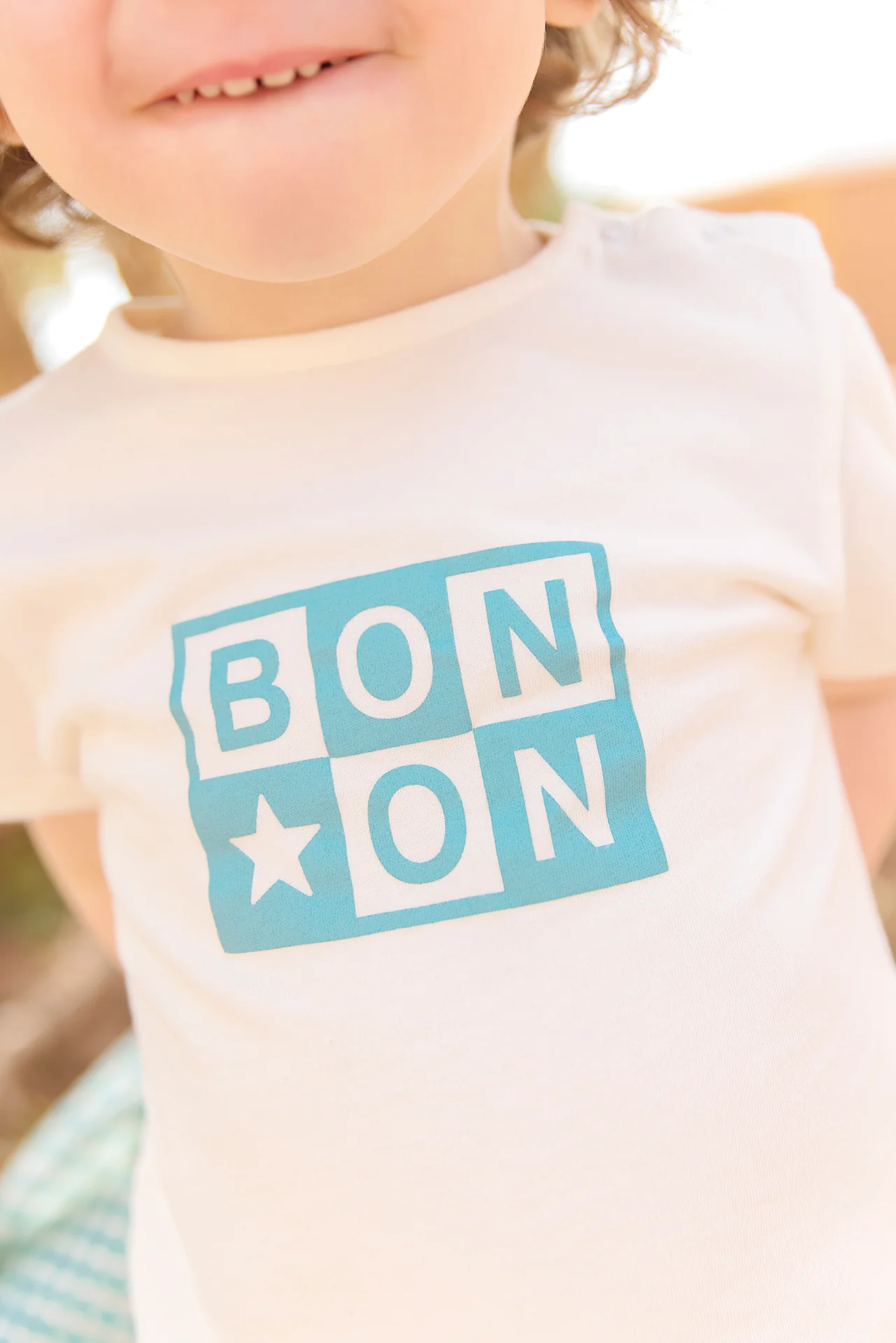 T-shirt - Tuba  blanc hamac logo Bonton - Image 2