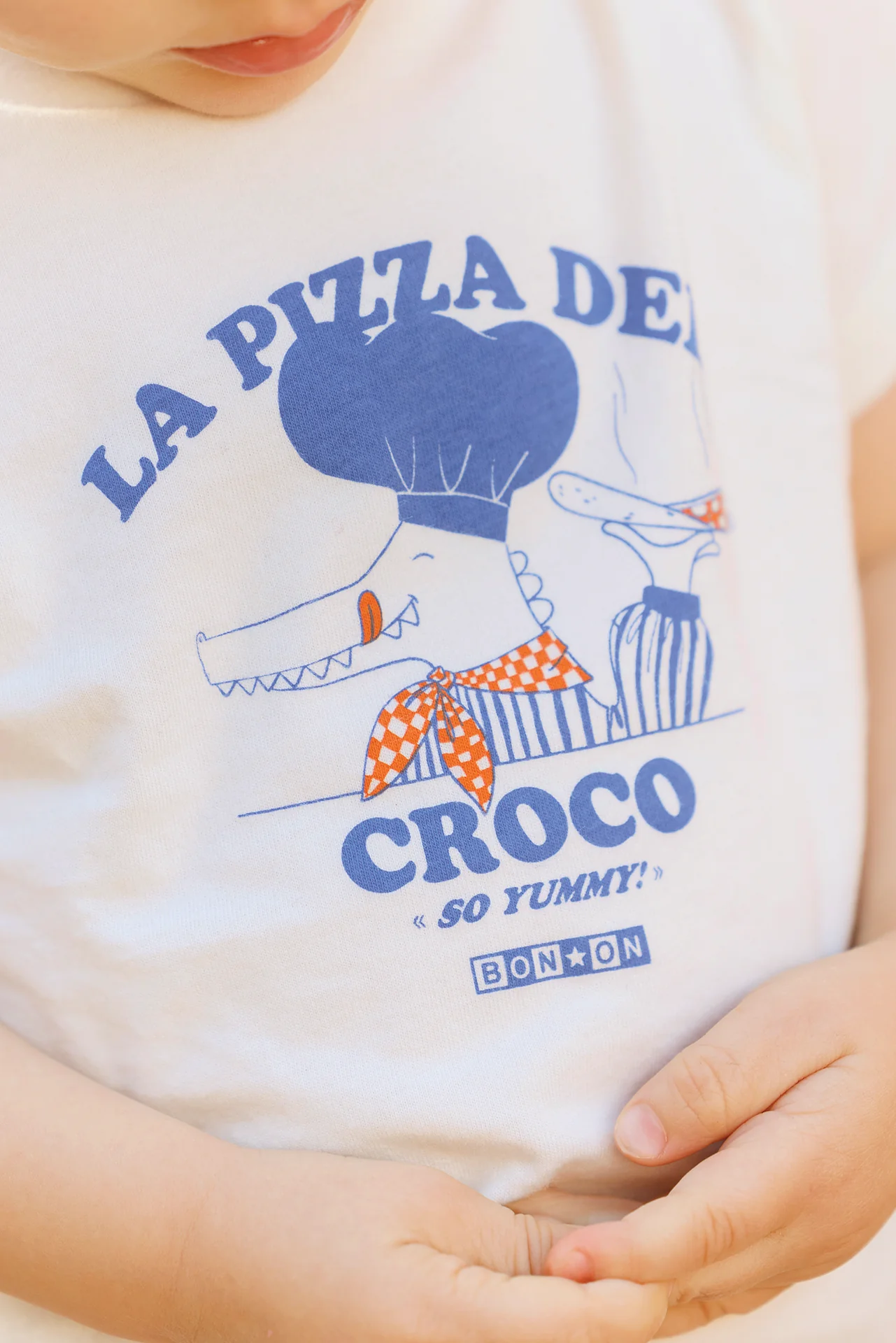 T-shirt - Tuba  pizza écru - Image 2