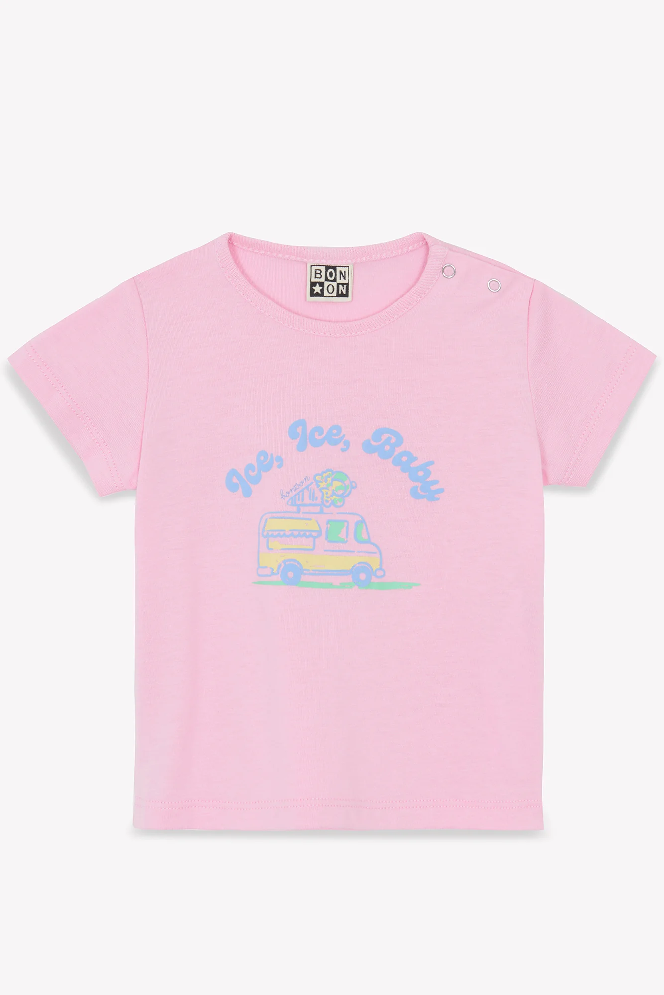 T-shirt - Tuba ice baby rose bule - Image 2