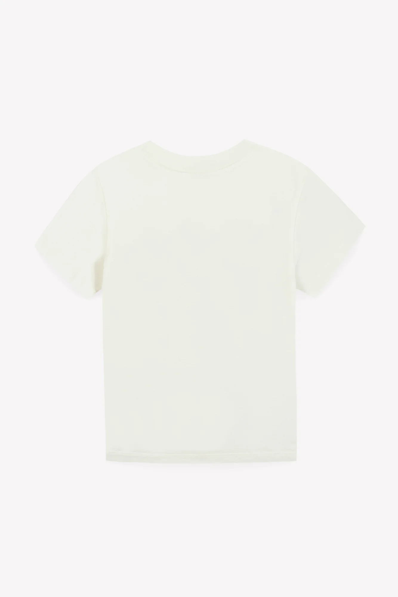 T-shirt - Tubo ecru bonton illustration "Amore Mio" - Image 6