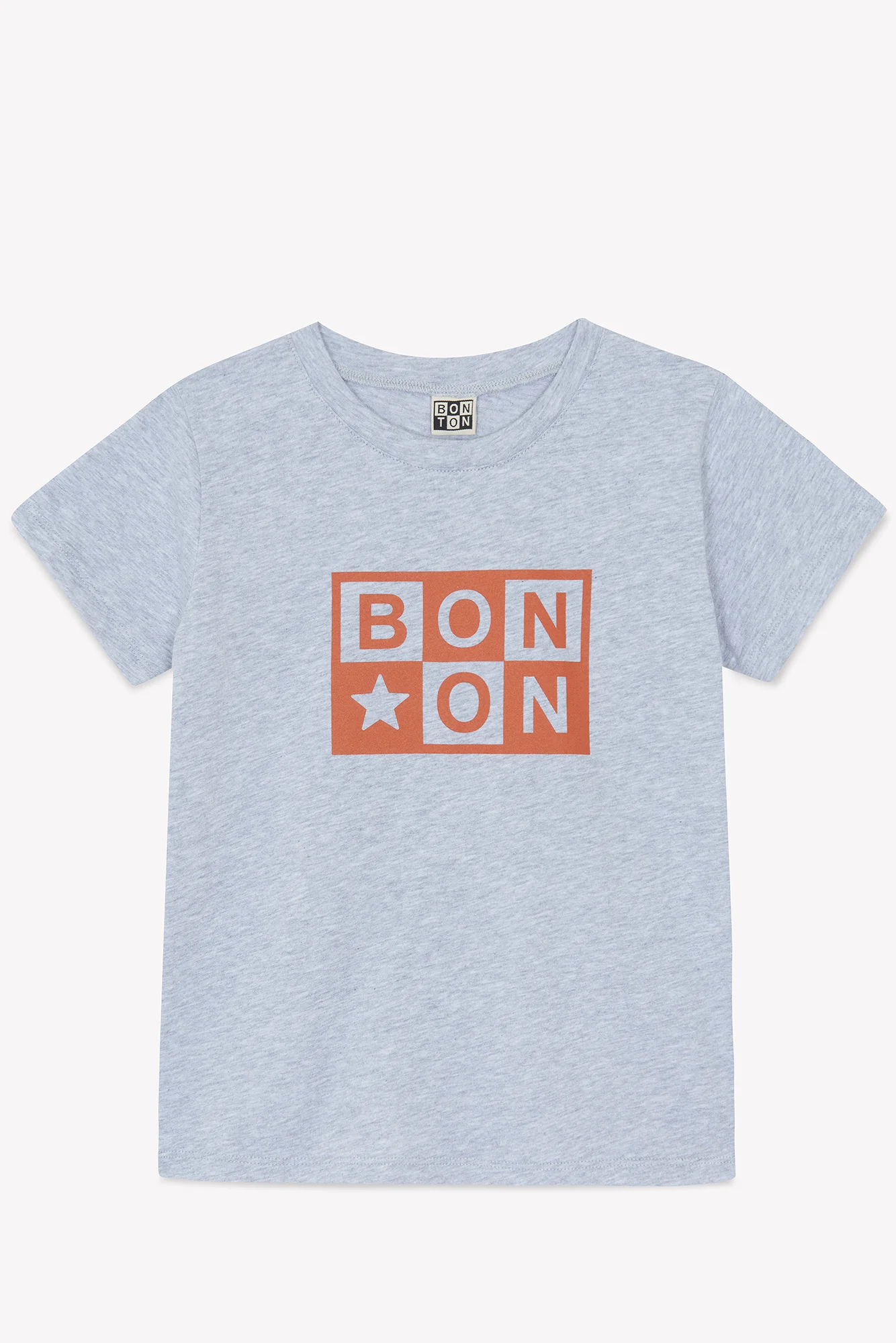 T-shirt - Tubo gris chiné logo bonton - Image 2