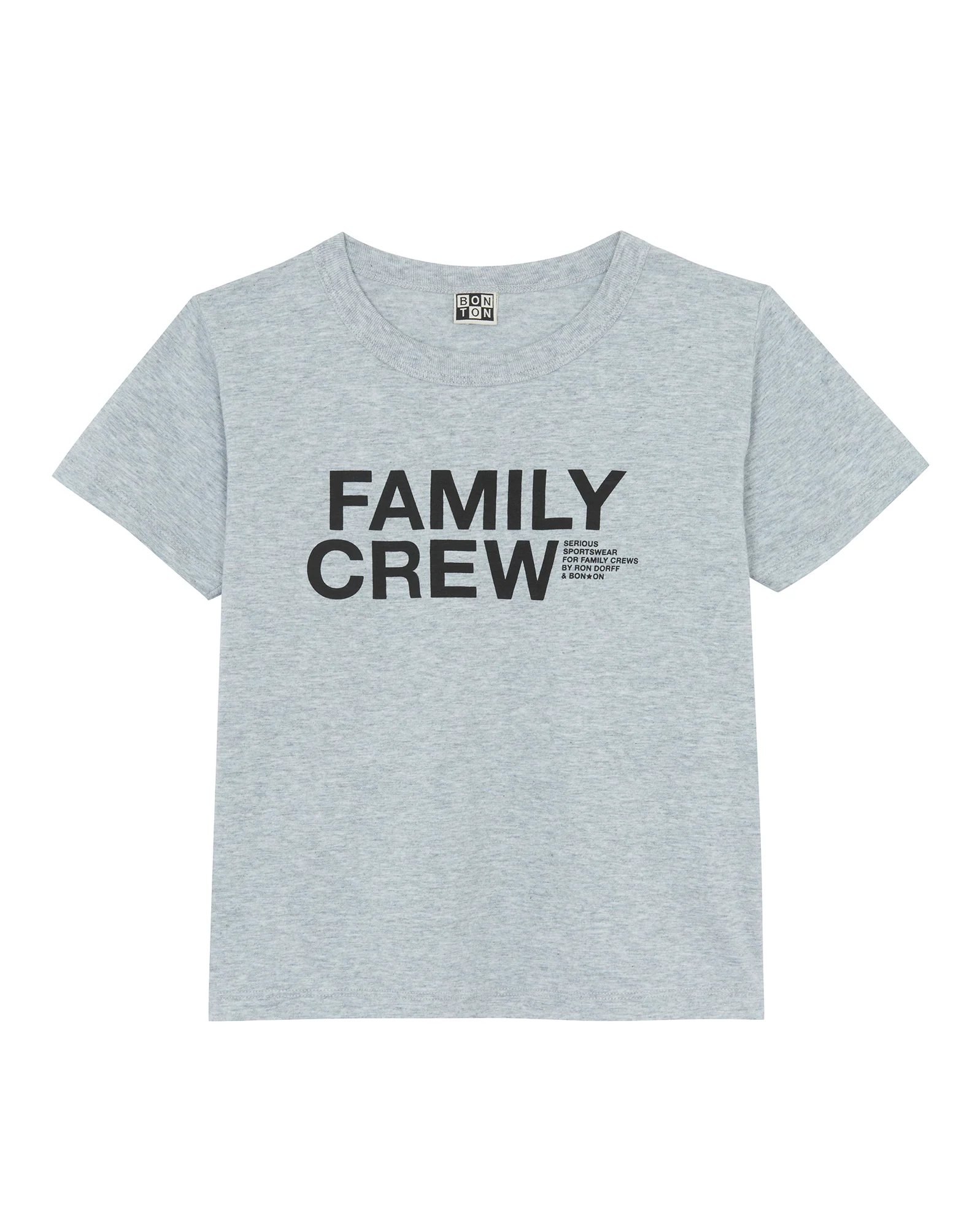 T-shirt - Tubog Family Crew gris BONTON + RON DORFF